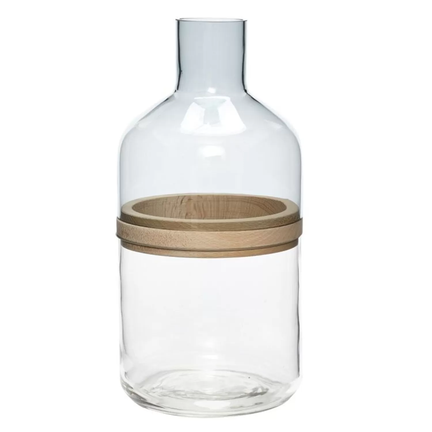 Hübsch Vases^Lake Jug Clear Clear, Natural