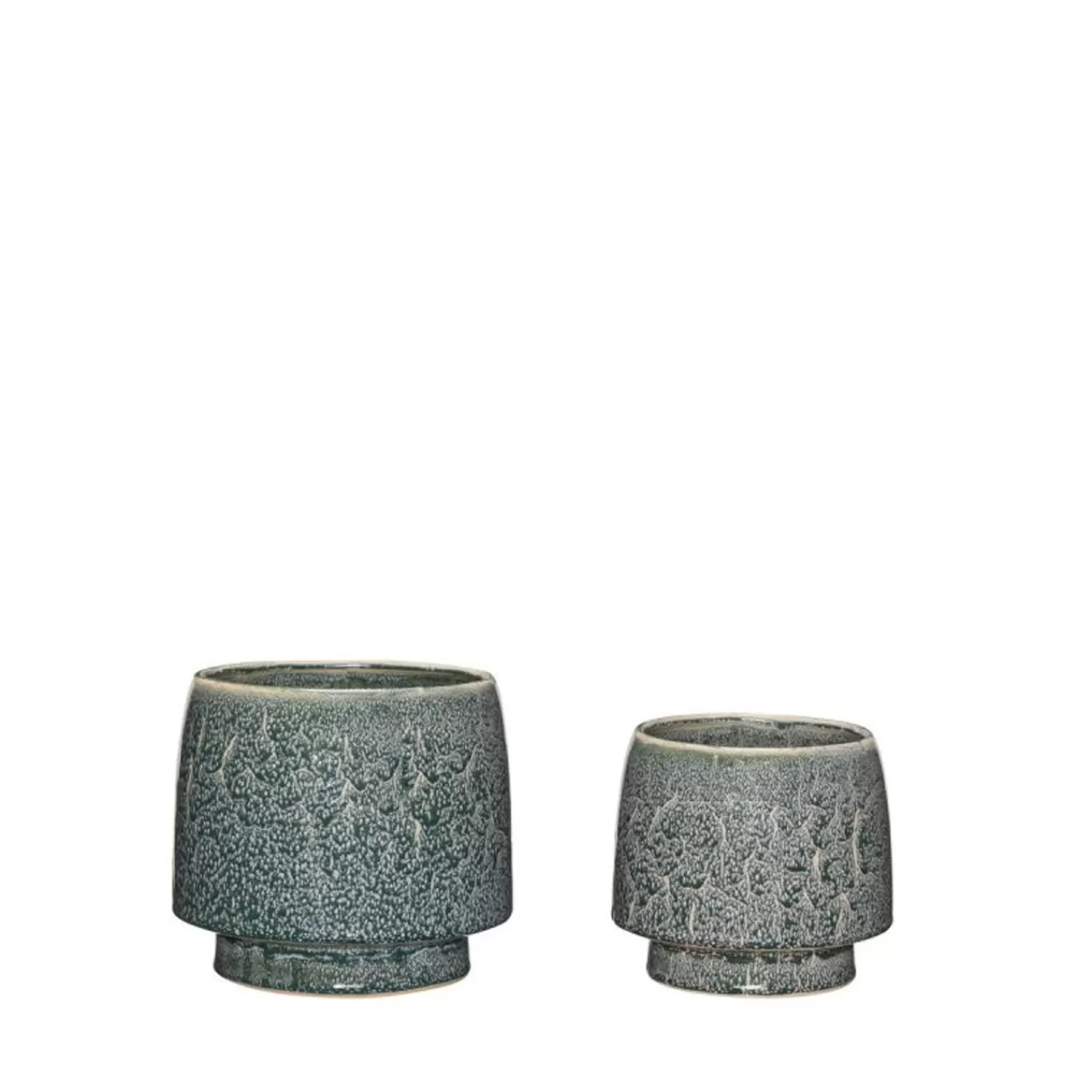 Hübsch Pottery & Watering Cans^Lava Pots (Set Of 2) Petrol