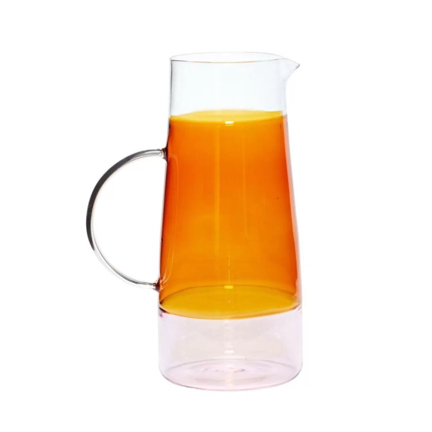 Hübsch Kitchen Accessories^Lemonade Jug Amber Amber, Clear, Pink