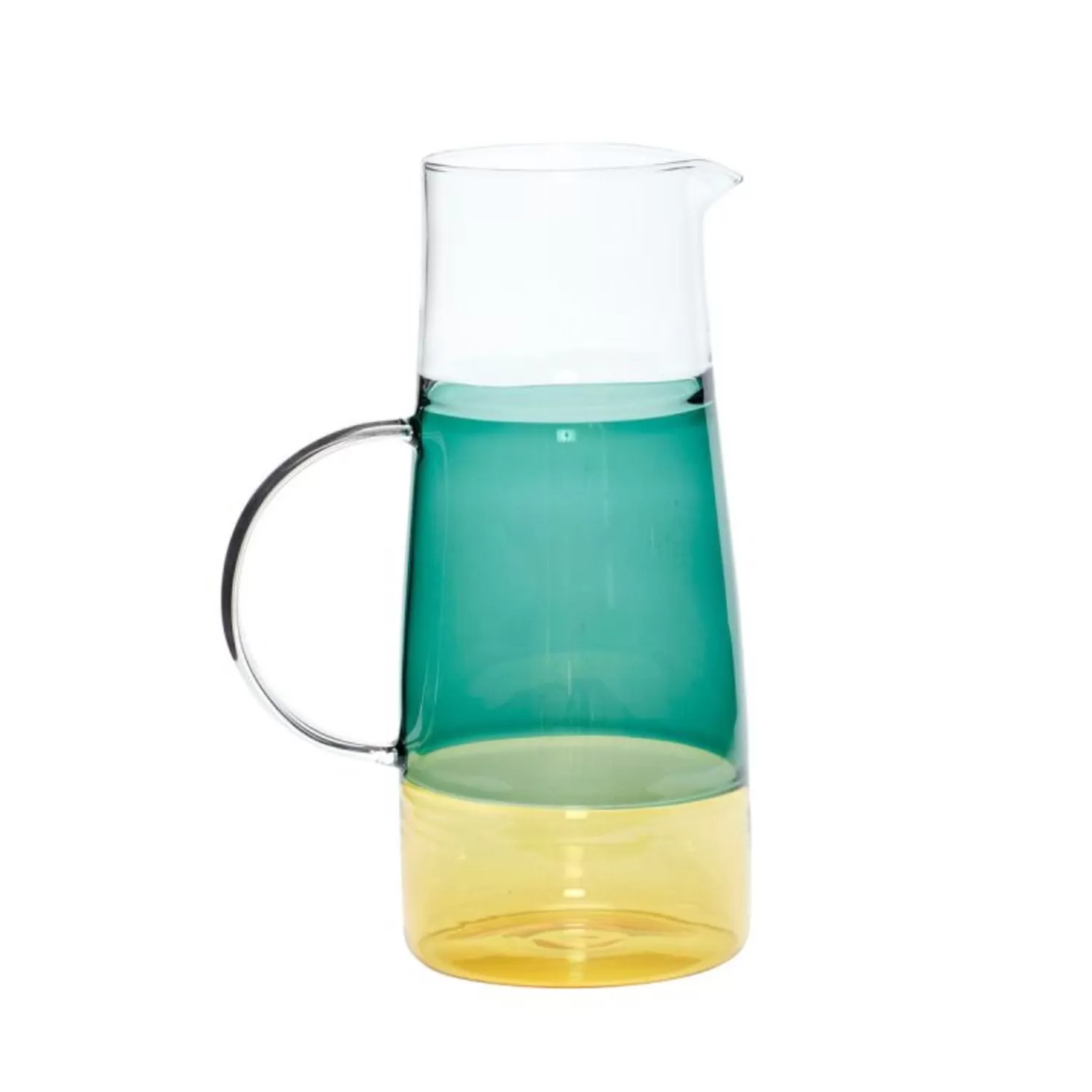 Hübsch Kitchen Accessories^Lemonade Jug Green Clear, Green, Yellow