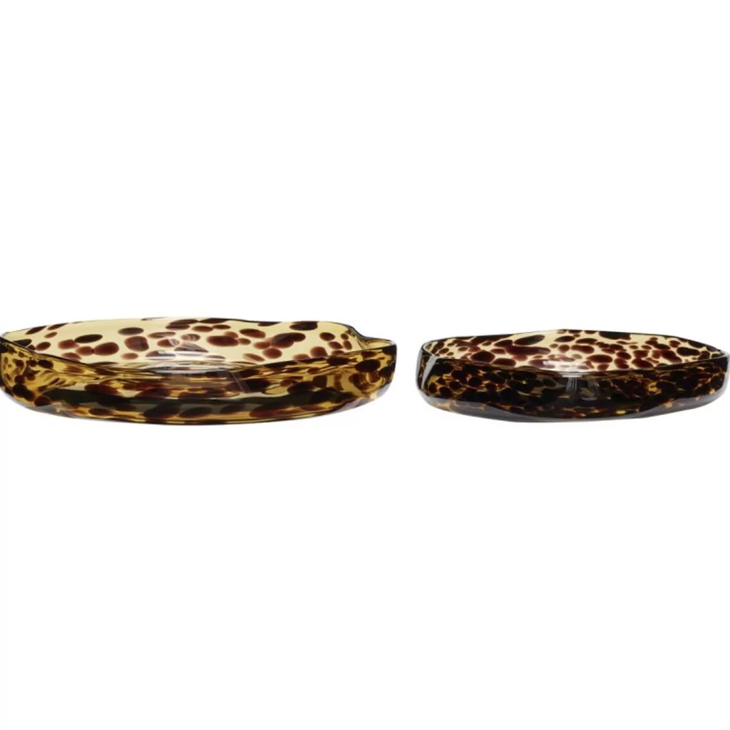 Hübsch Kitchen Accessories^Leo Bowls Brown (Set Of 2) Amber, Brown