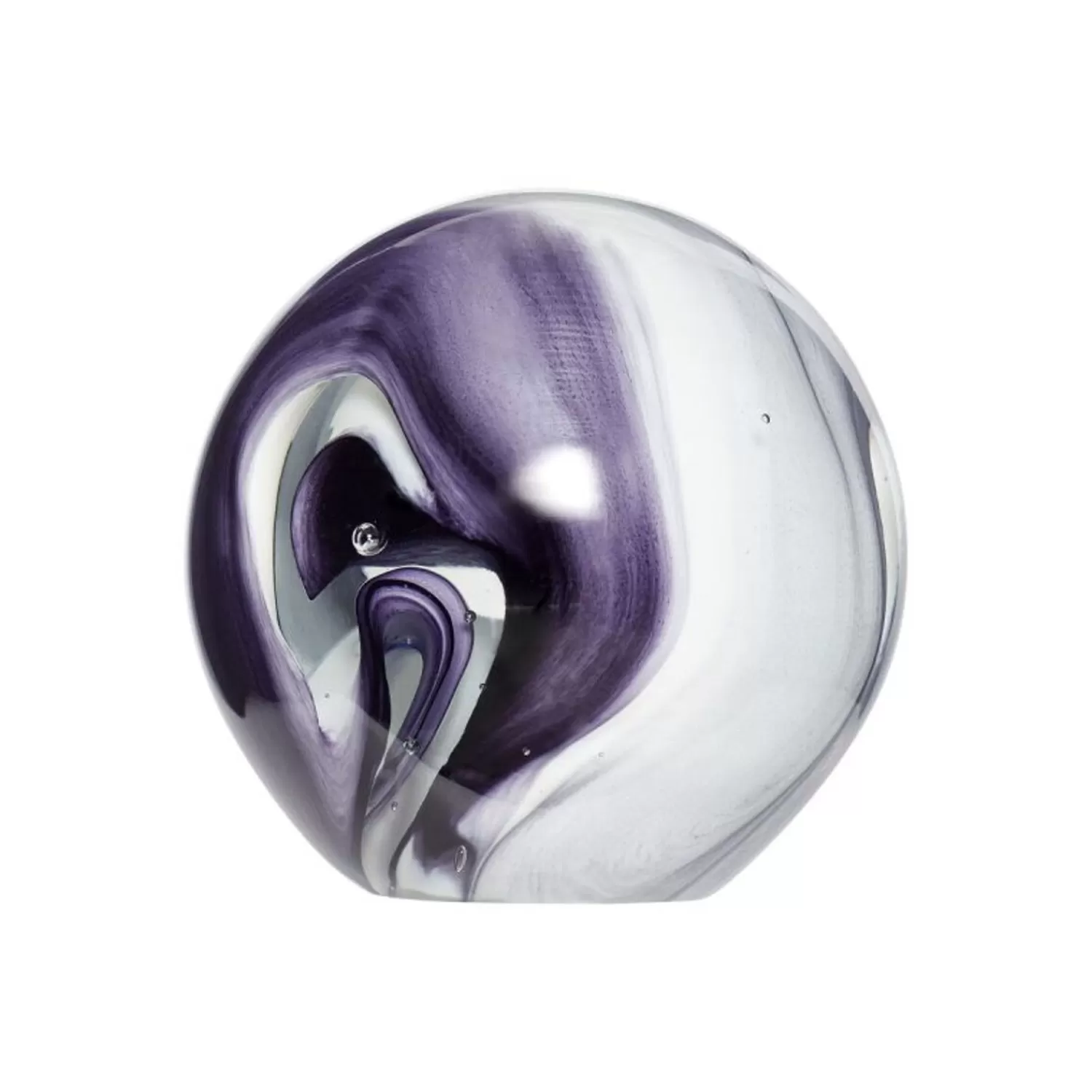 Hübsch Workspace^Leverage Paper Weight Purple/White Purple, White