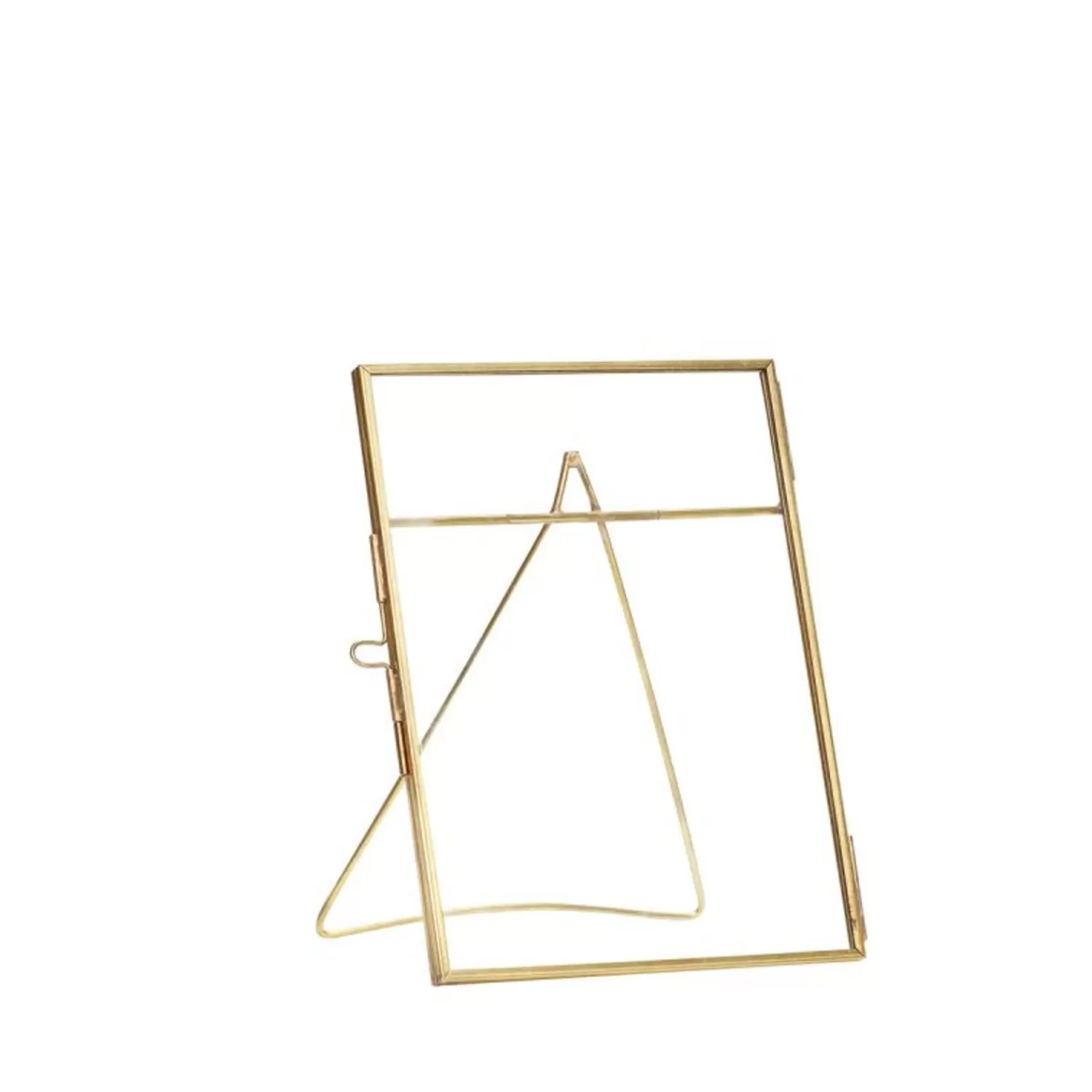 Hübsch Wall Decoration^Loft Frame Standing Brass Brass, Clear