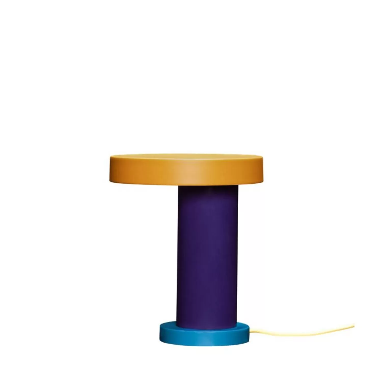 Hübsch Table Lamps^Magic Table Lamp Purple/Yellow Orange, Petrol, Purple