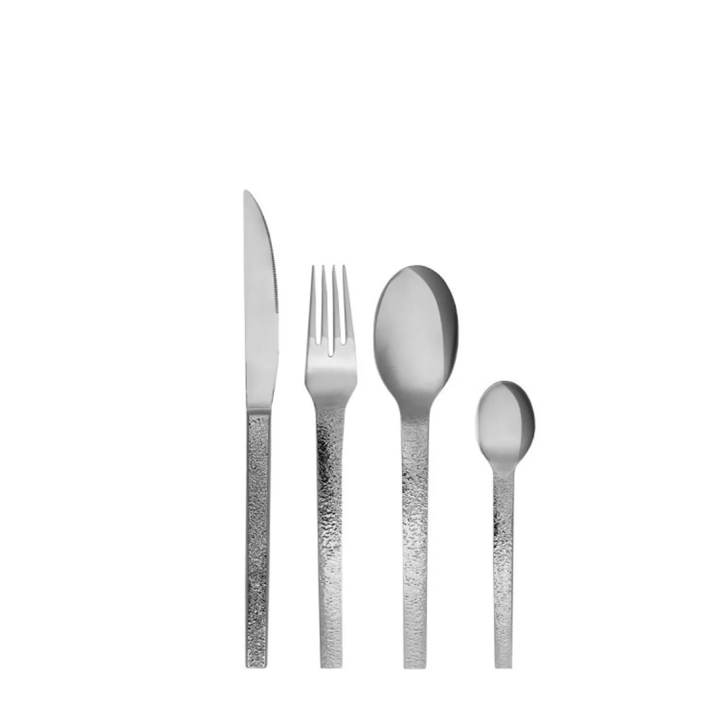 Hübsch Kitchen Accessories^Mano Cutlery Textured (Set Of 16) Grey