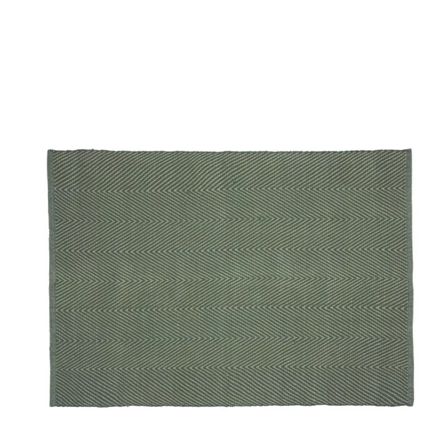 Hübsch Rugs^Mellow Rug Green Green, Light Blue, Ochre