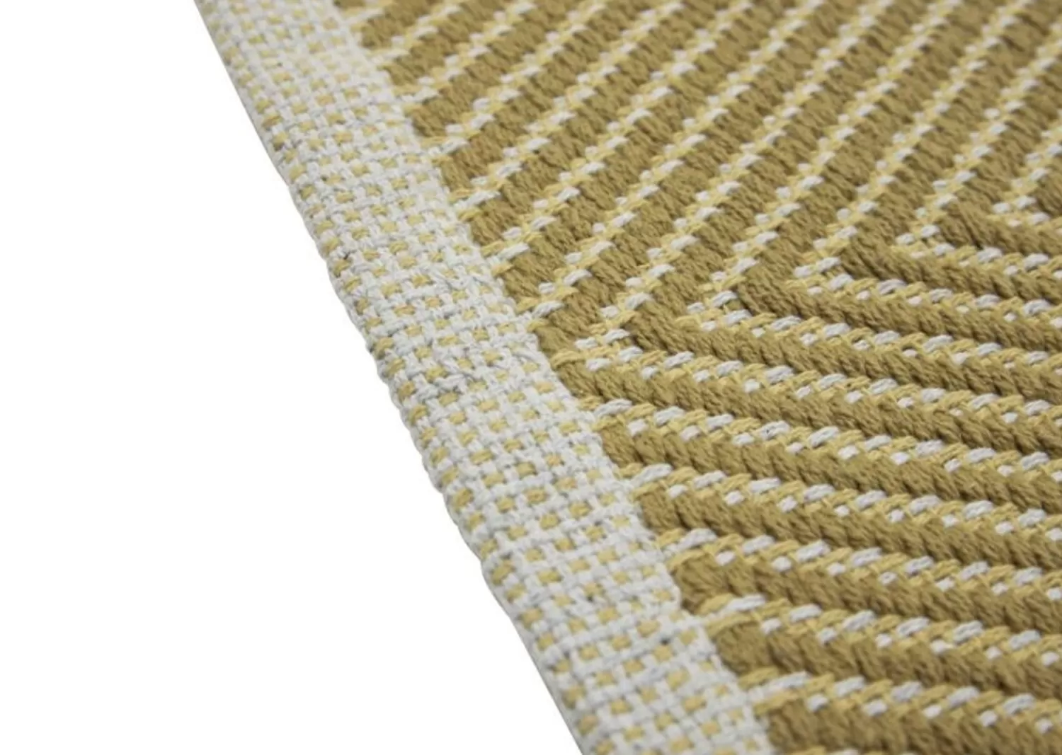 Hübsch Rugs^Mellow Rug Yellow Mustard, Sand