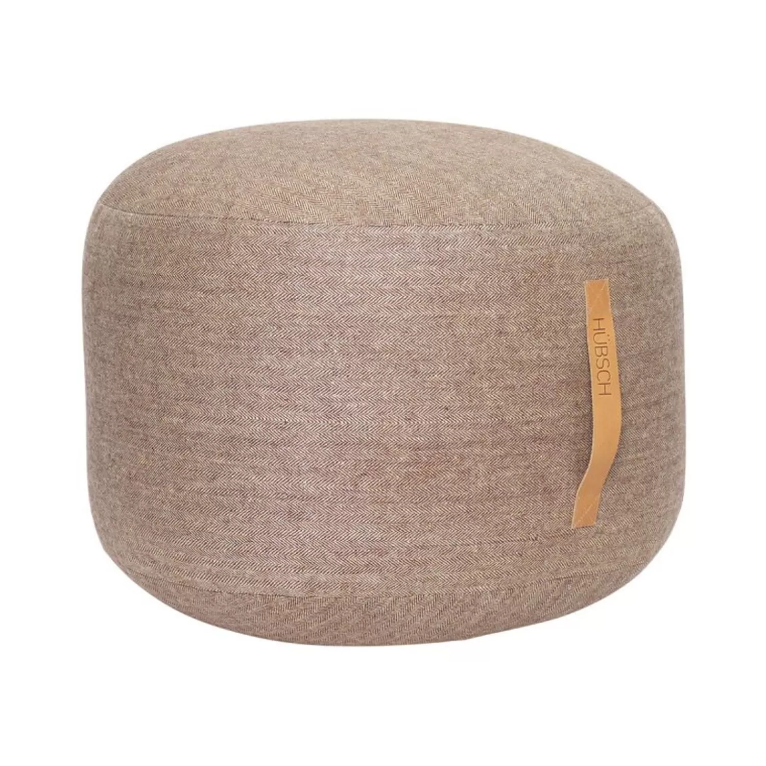 Hübsch Seating^Mochi Pouffe O50 Brown