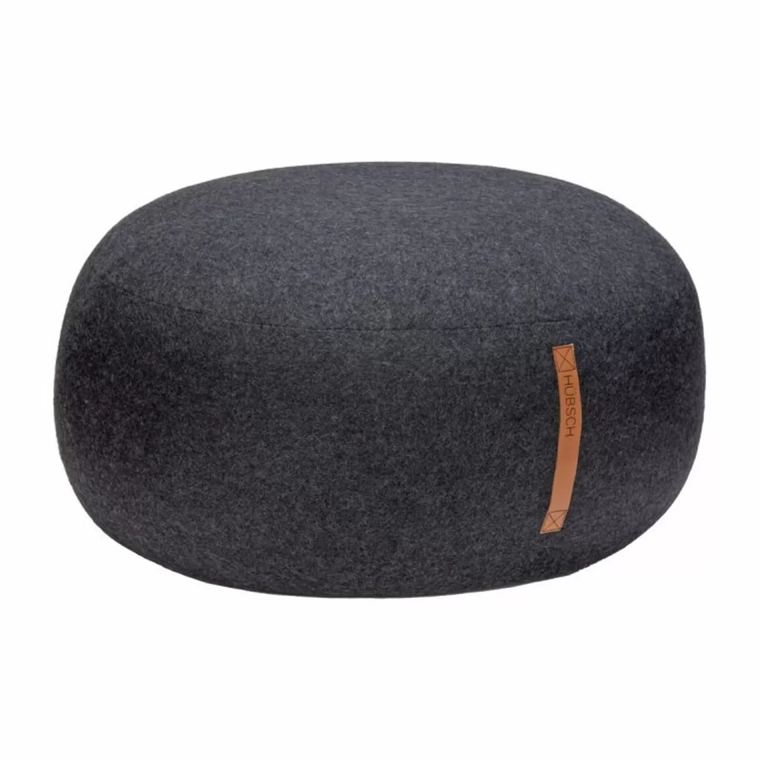 Hübsch Seating^Mochi Pouffe O70 Dark Grey