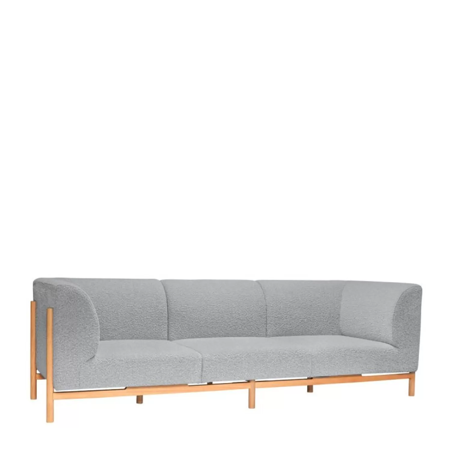 Hübsch Seating^Moment Sofa 3 Seater Large Grey