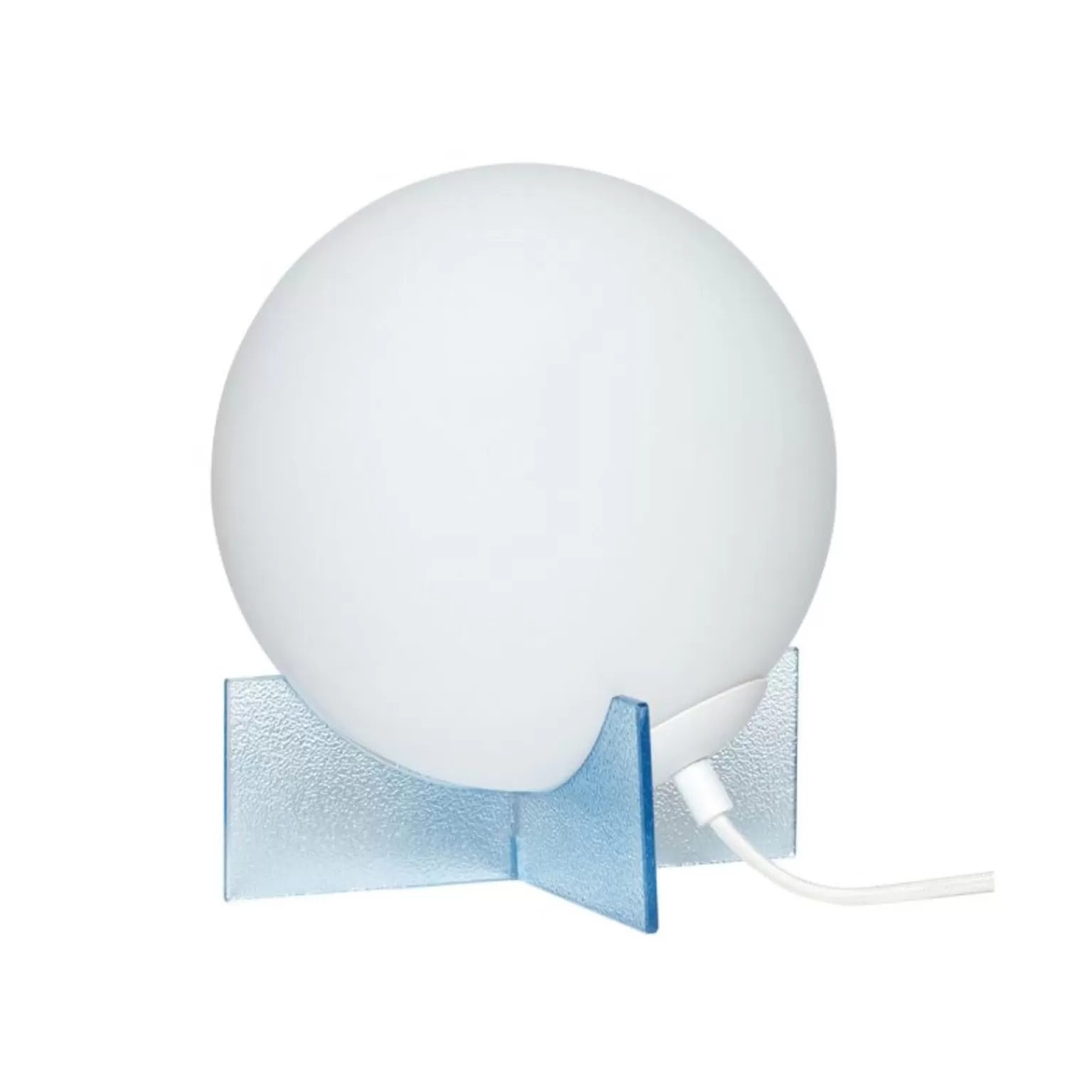 Hübsch Table Lamps^Moon Table Lamp Blue/White Light Blue, White