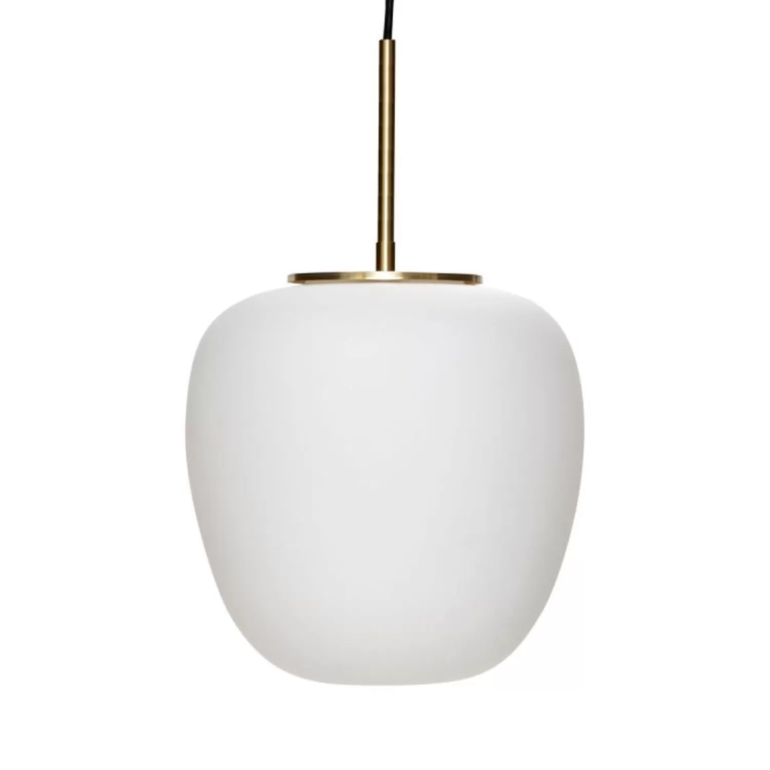 Hübsch Ceiling Lights^Muse Pendant O25 White Brass, White