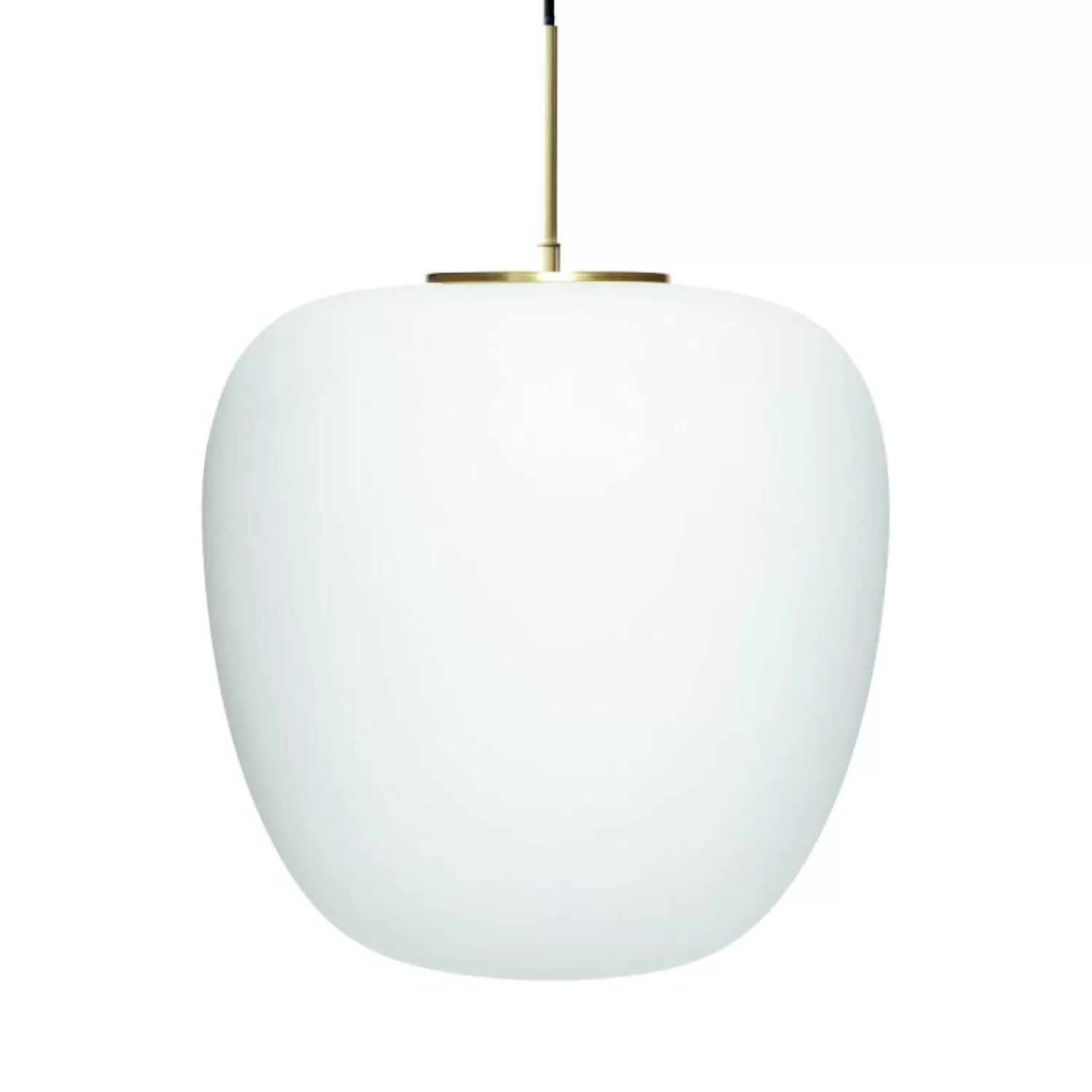 Hübsch Ceiling Lights^Muse Pendant O40 White Brass, White