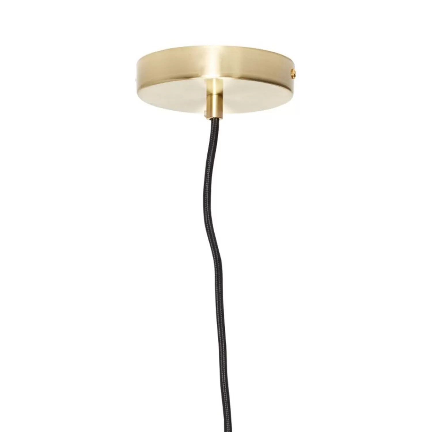 Hübsch Ceiling Lights^Muse Pendant O40 White Brass, White