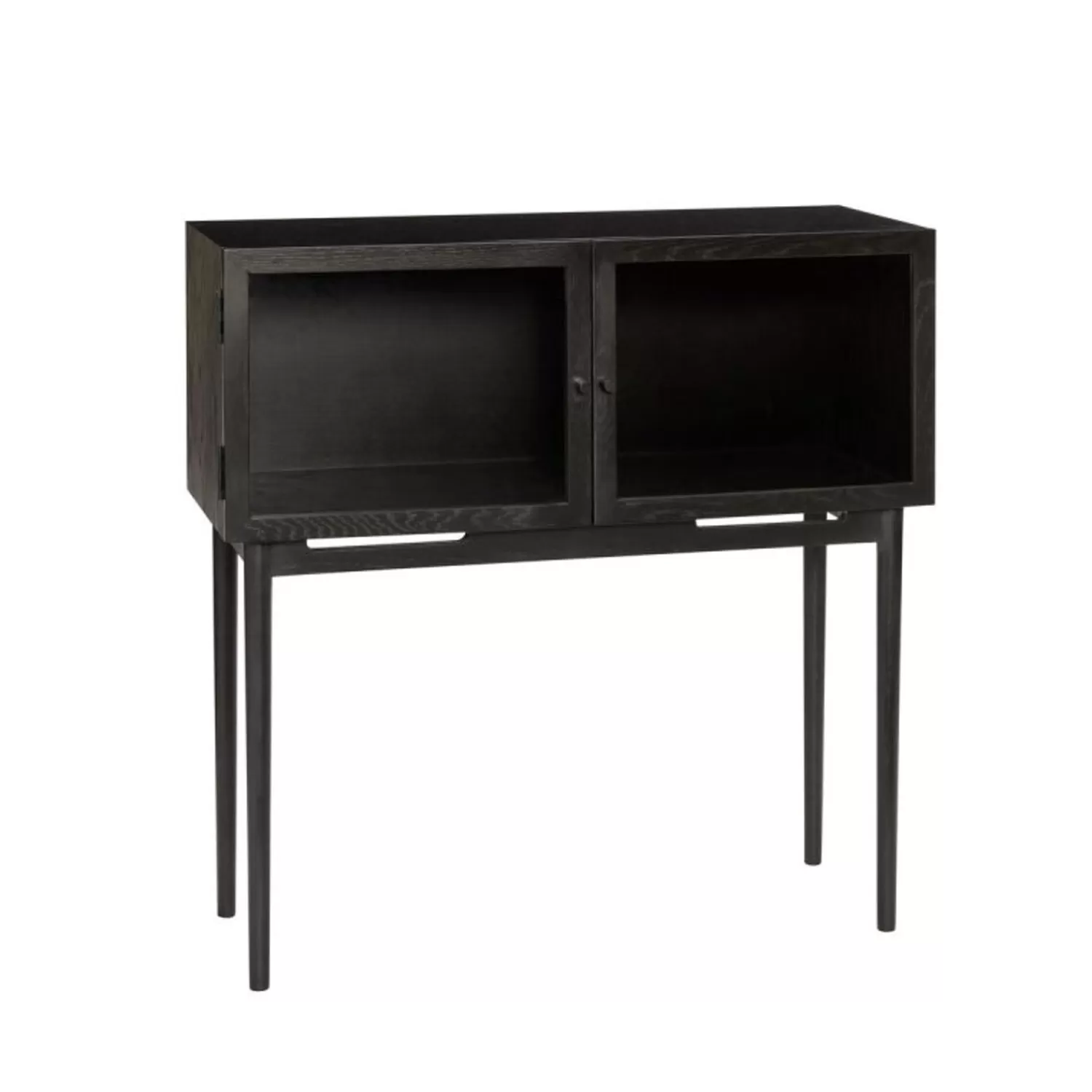 Hübsch Shelf Units & Storage^Museum Console Table Black Clear, Natural