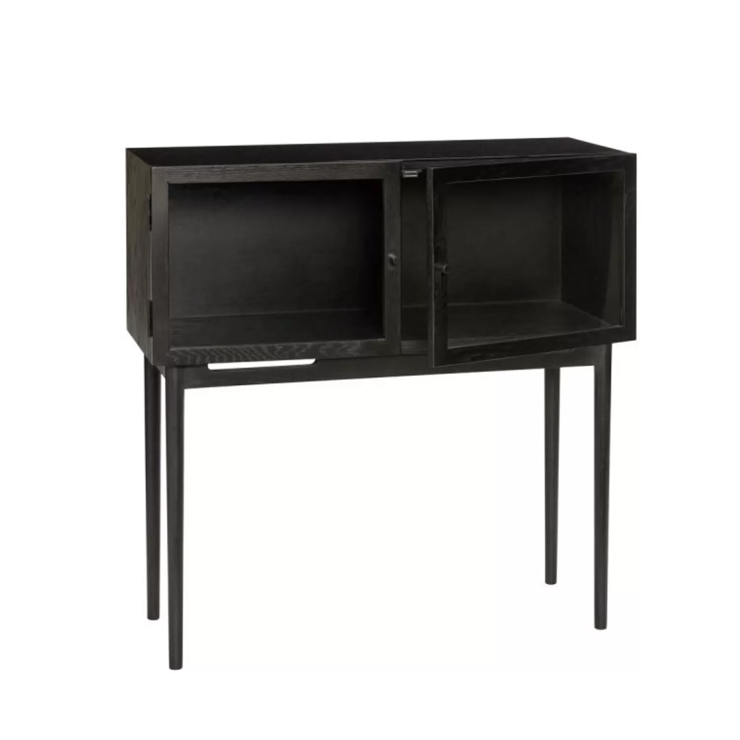 Hübsch Shelf Units & Storage^Museum Console Table Black Clear, Natural