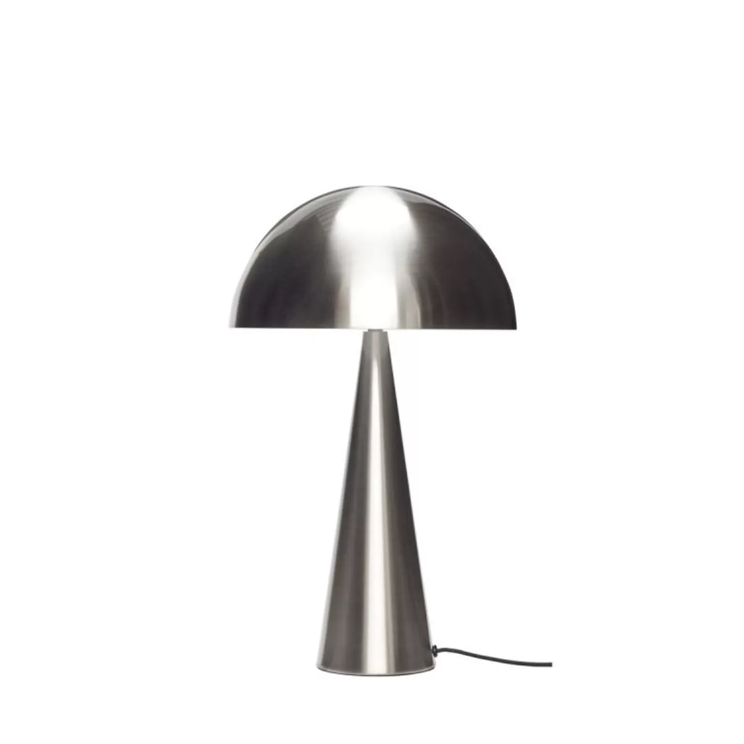 Hübsch Table Lamps^Mush Table Lamp Tall Nickel Brushed Nickel