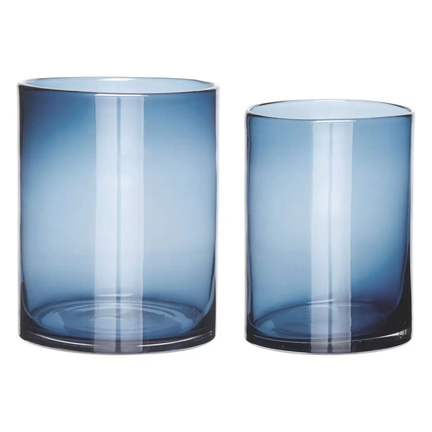 Hübsch Vases^Near Vases (Set Of 2) Blue