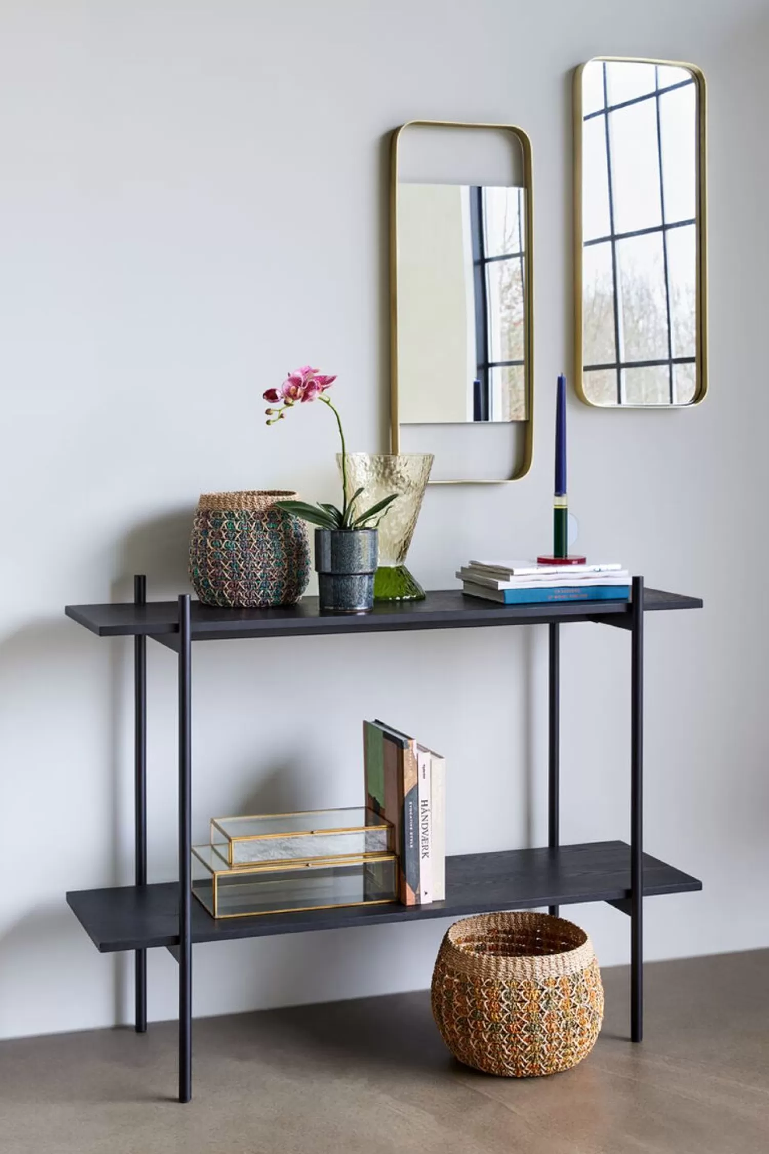 Hübsch Shelf Units & Storage^Norm Shelf Single Small Black