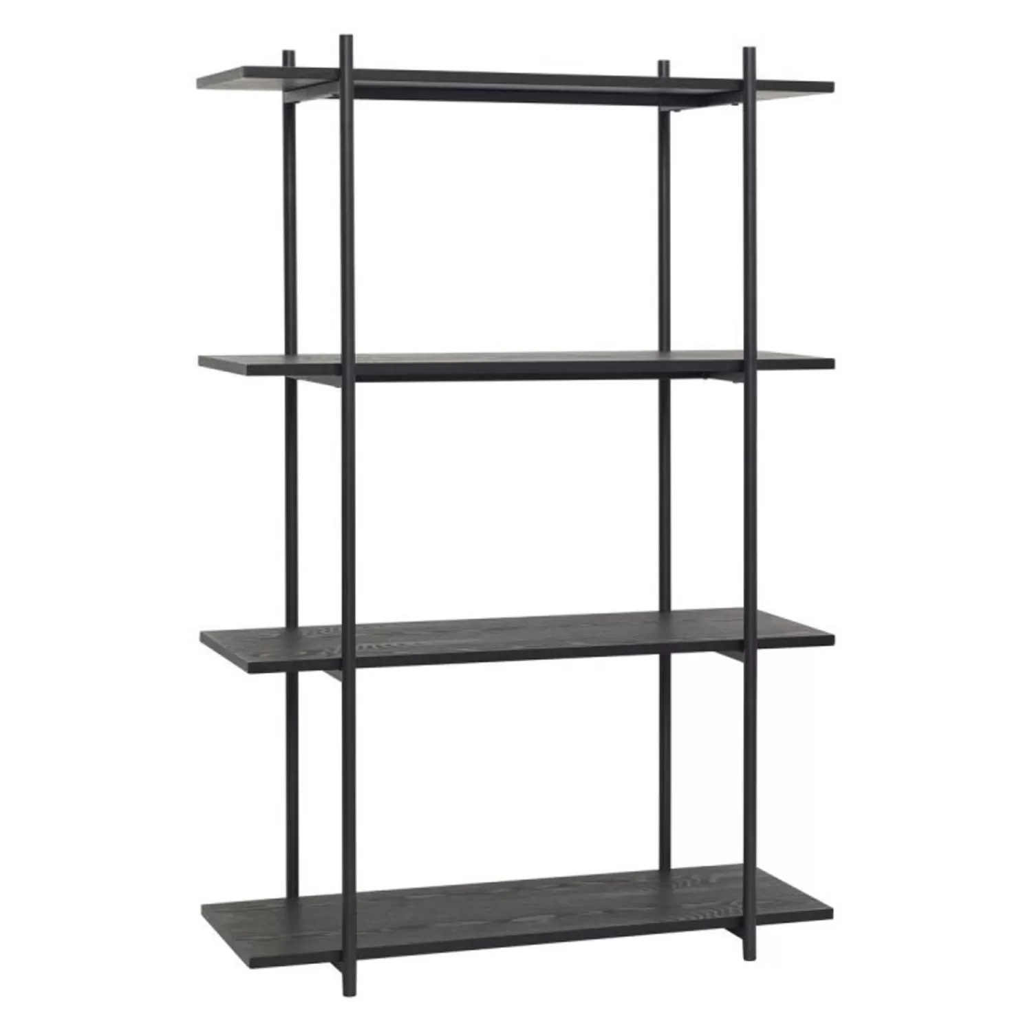 Hübsch Shelf Units & Storage^Norm Shelf Unit Single Large Black