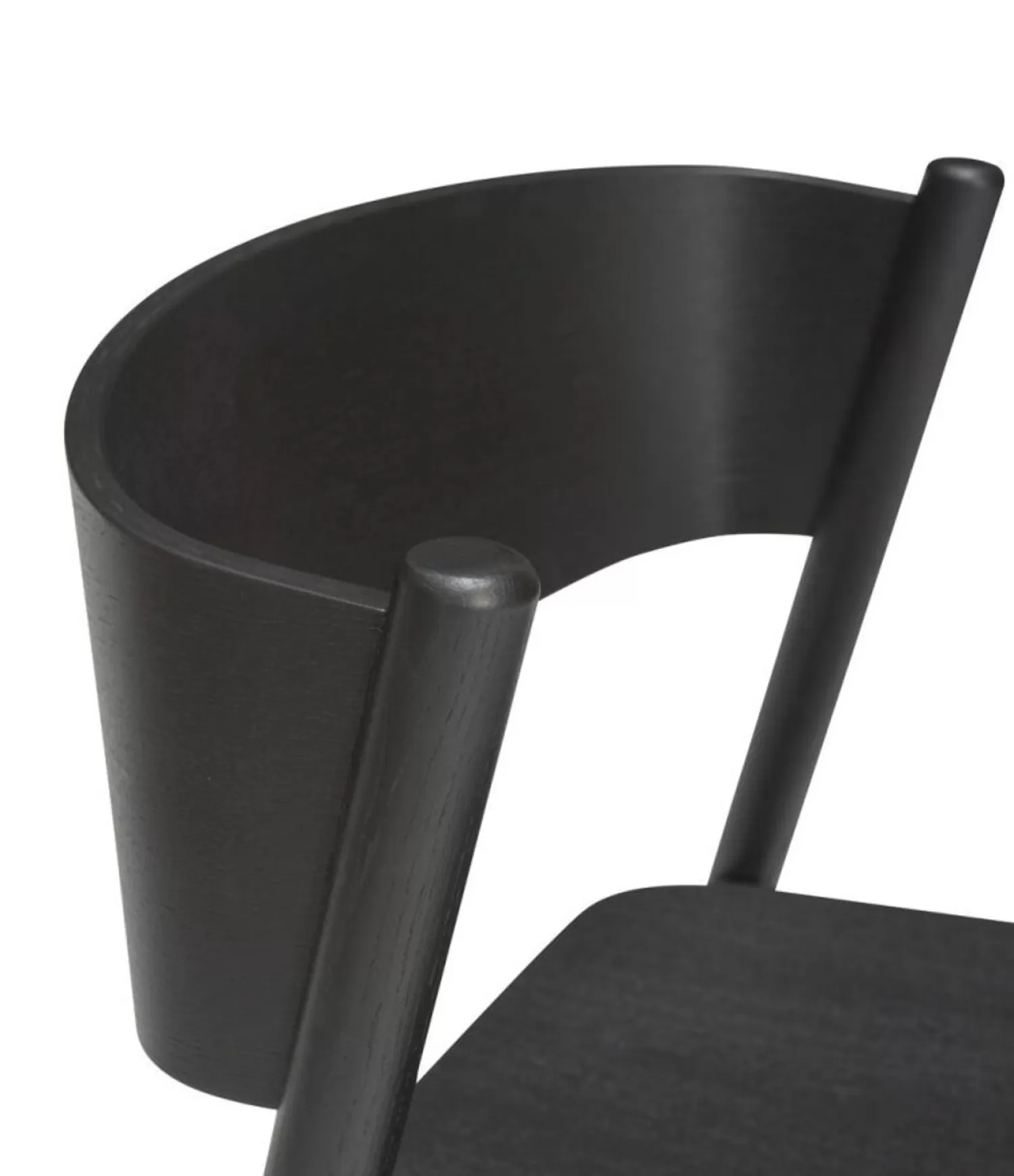 Hübsch Seating^Oblique Bar Stool Black