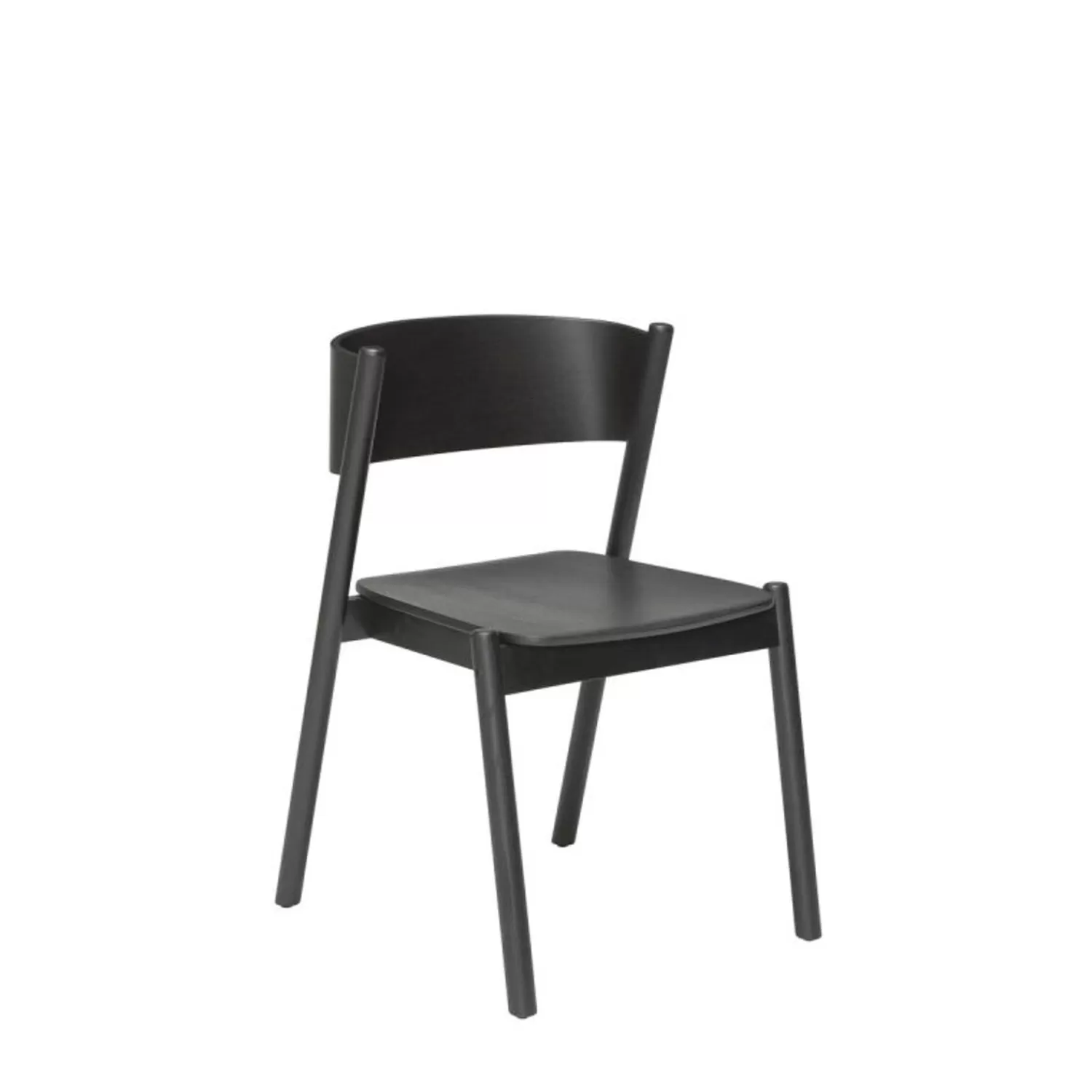 Hübsch Seating^Oblique Dining Chair Black