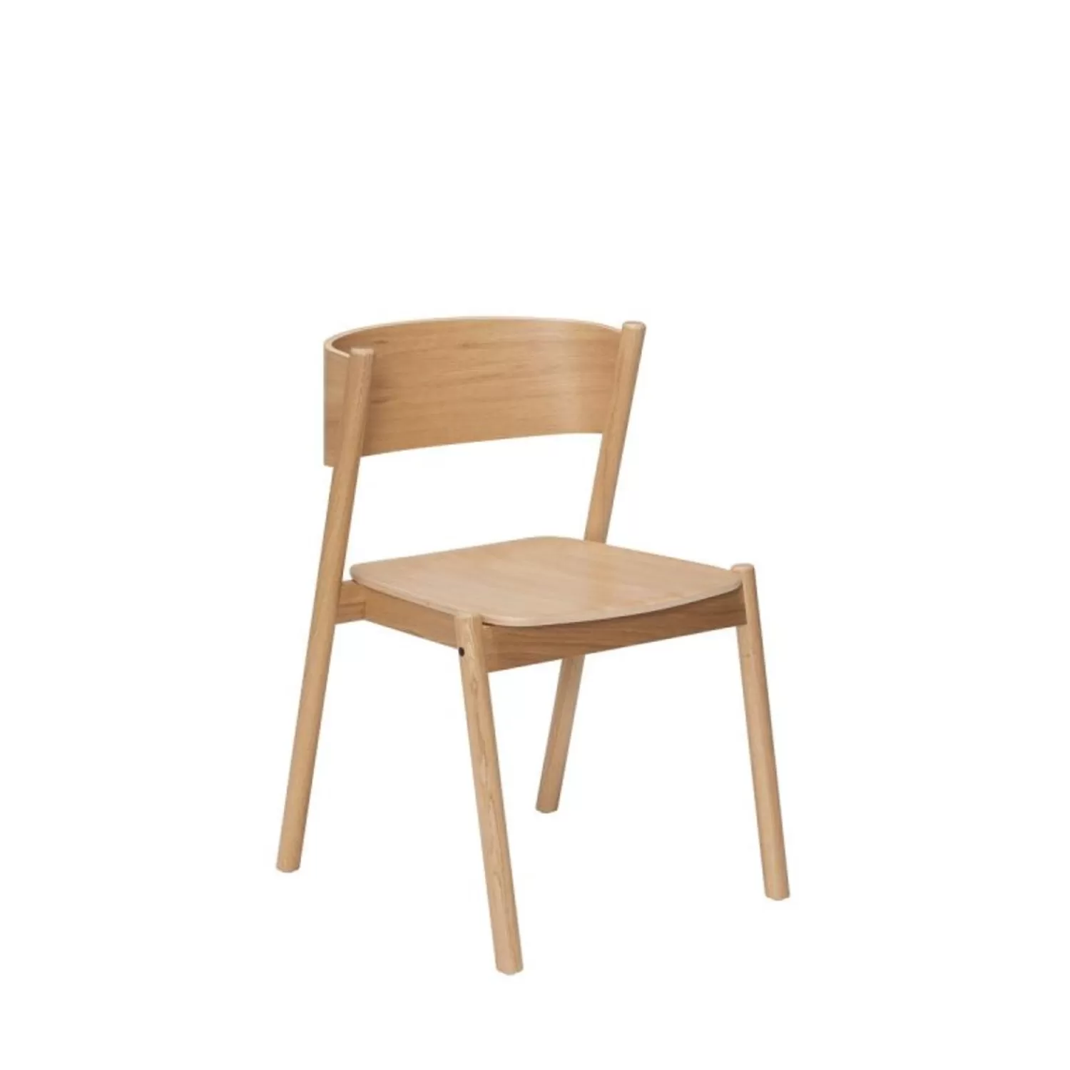 Hübsch Seating^Oblique Dining Chair Natural