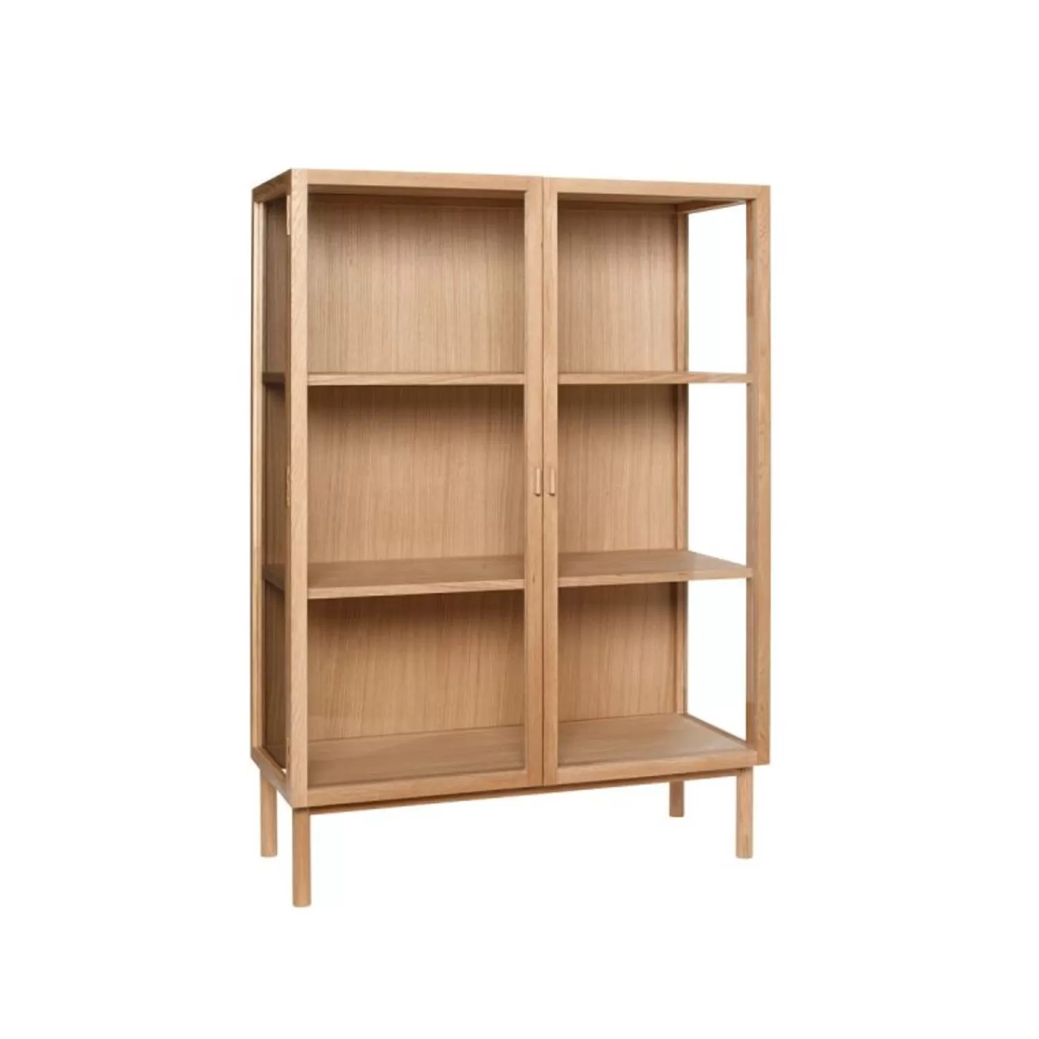 Hübsch Shelf Units & Storage^Panorama Display Cabinet Small Natural Clear, Natural