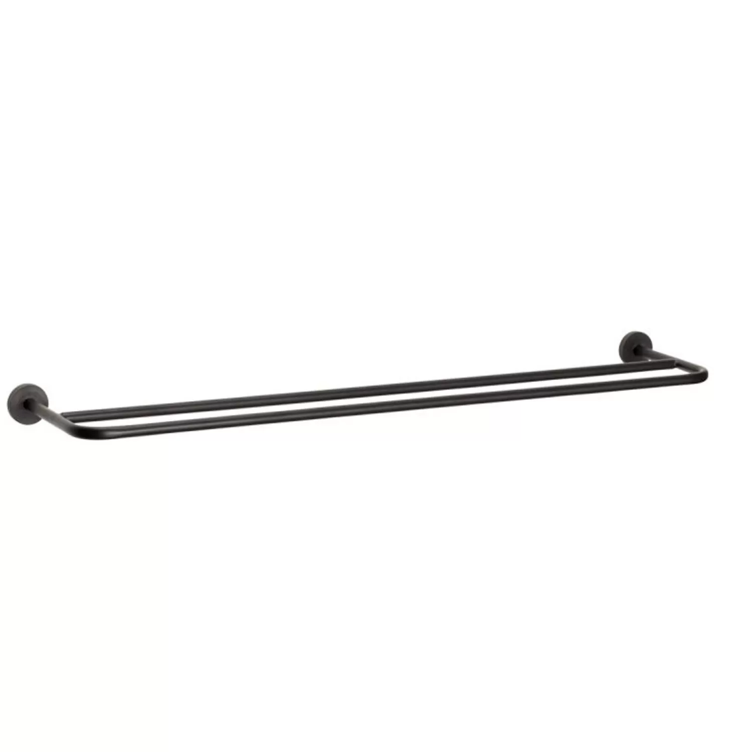 Hübsch Shelf Units & Storage^Pipe Towel Holder Black