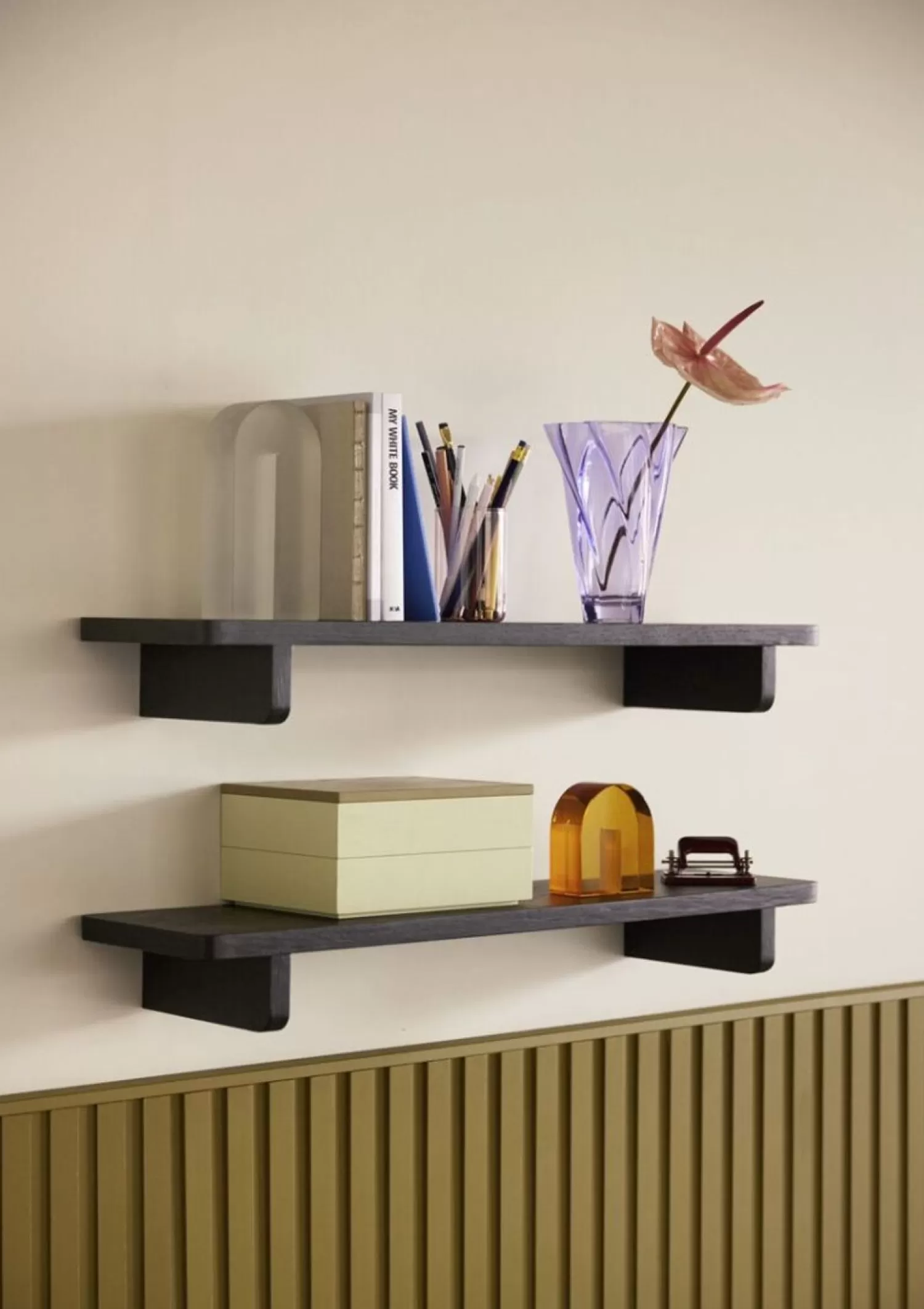 Hübsch Shelf Units & Storage^Poke Shelf Black