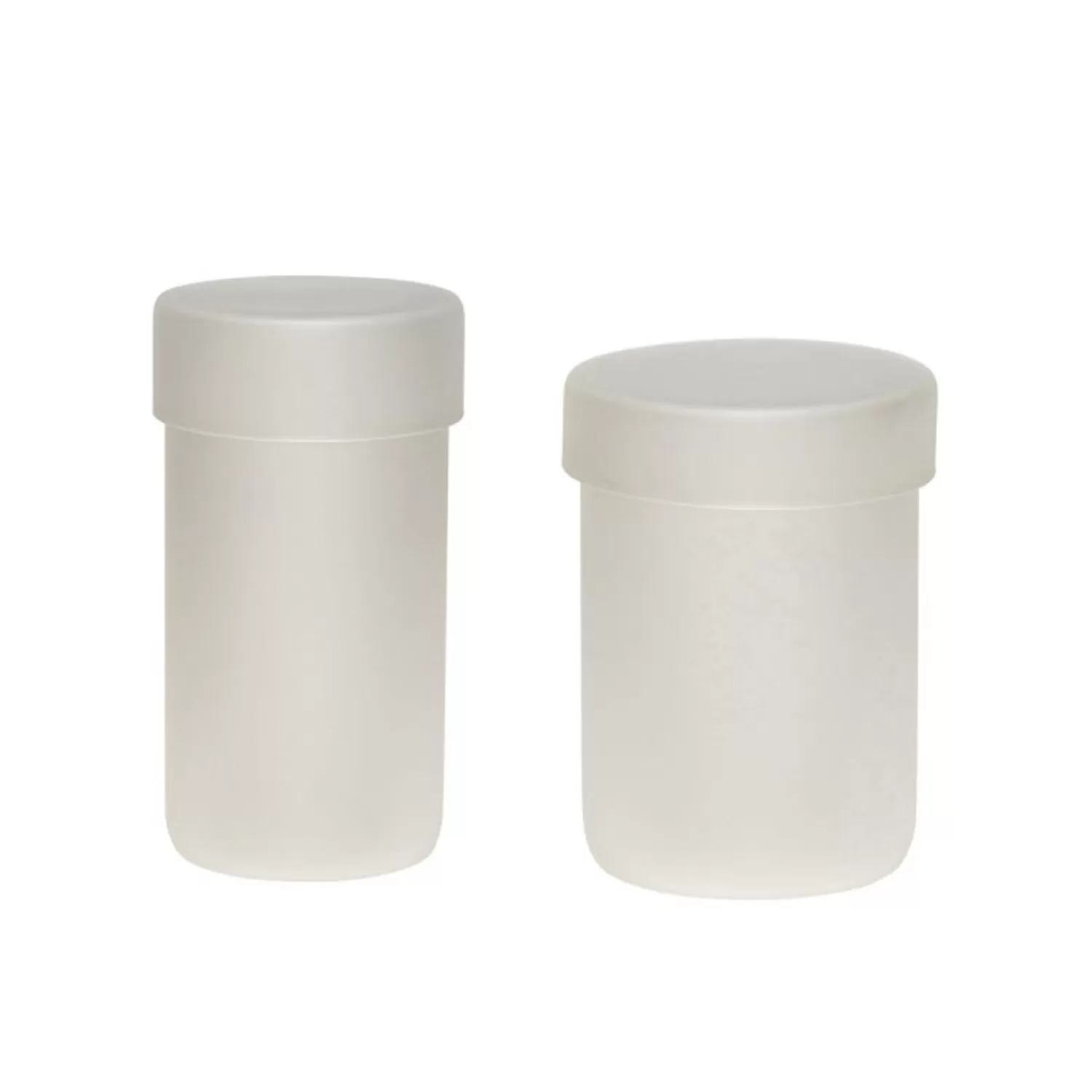 Hübsch Storage^Pop Storage Jars Large (Set Of 2) Frosted