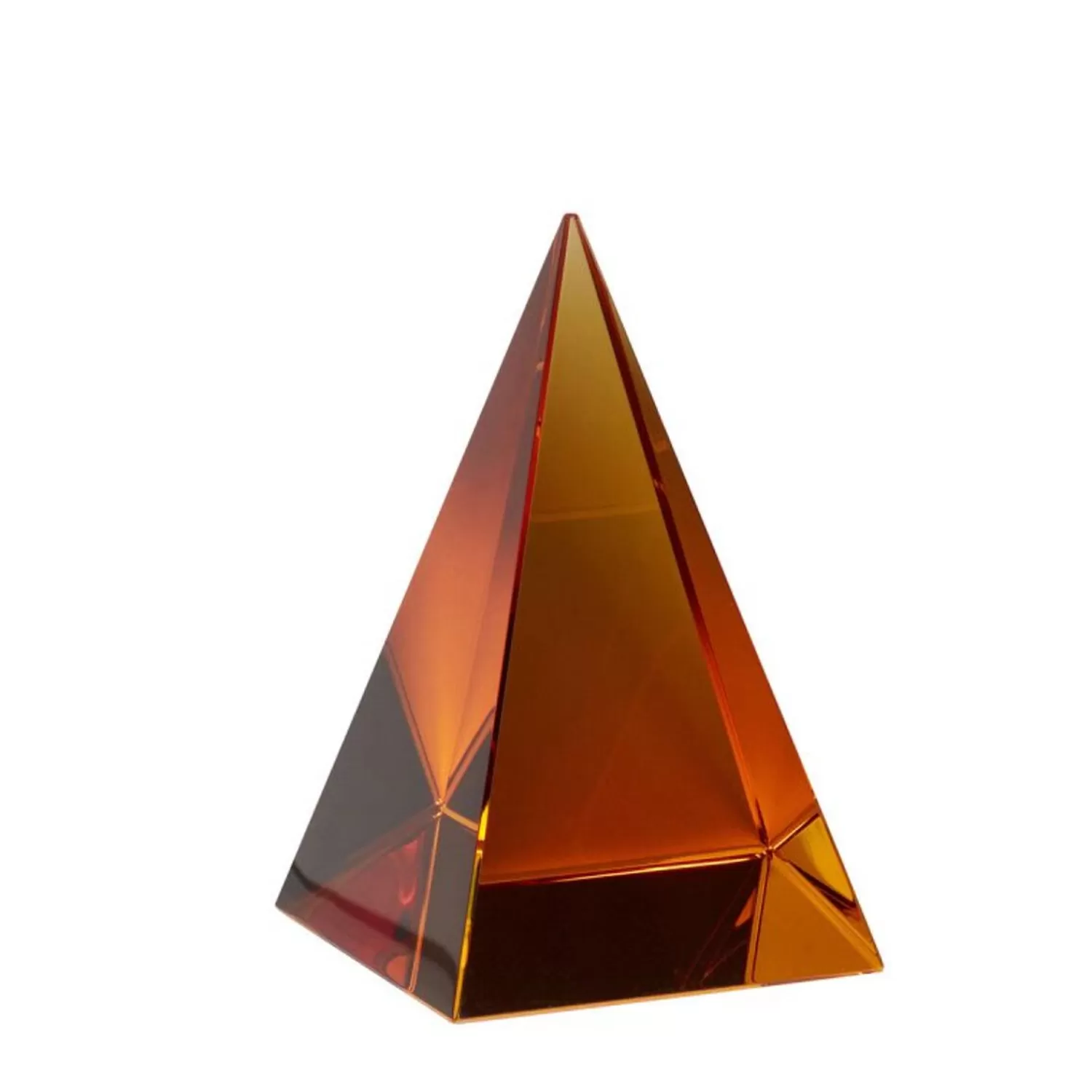 Hübsch Workspace^Prism Paper Weight Amber