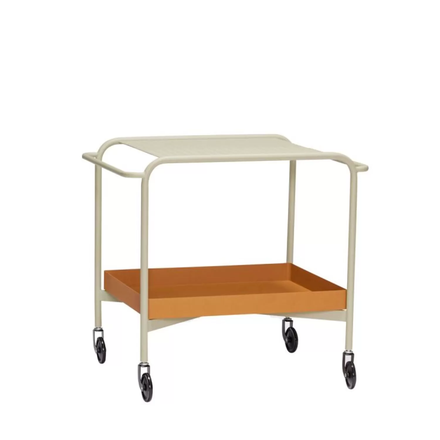 Hübsch Tables^Push Trolley Sand/Brown Brown, Sand