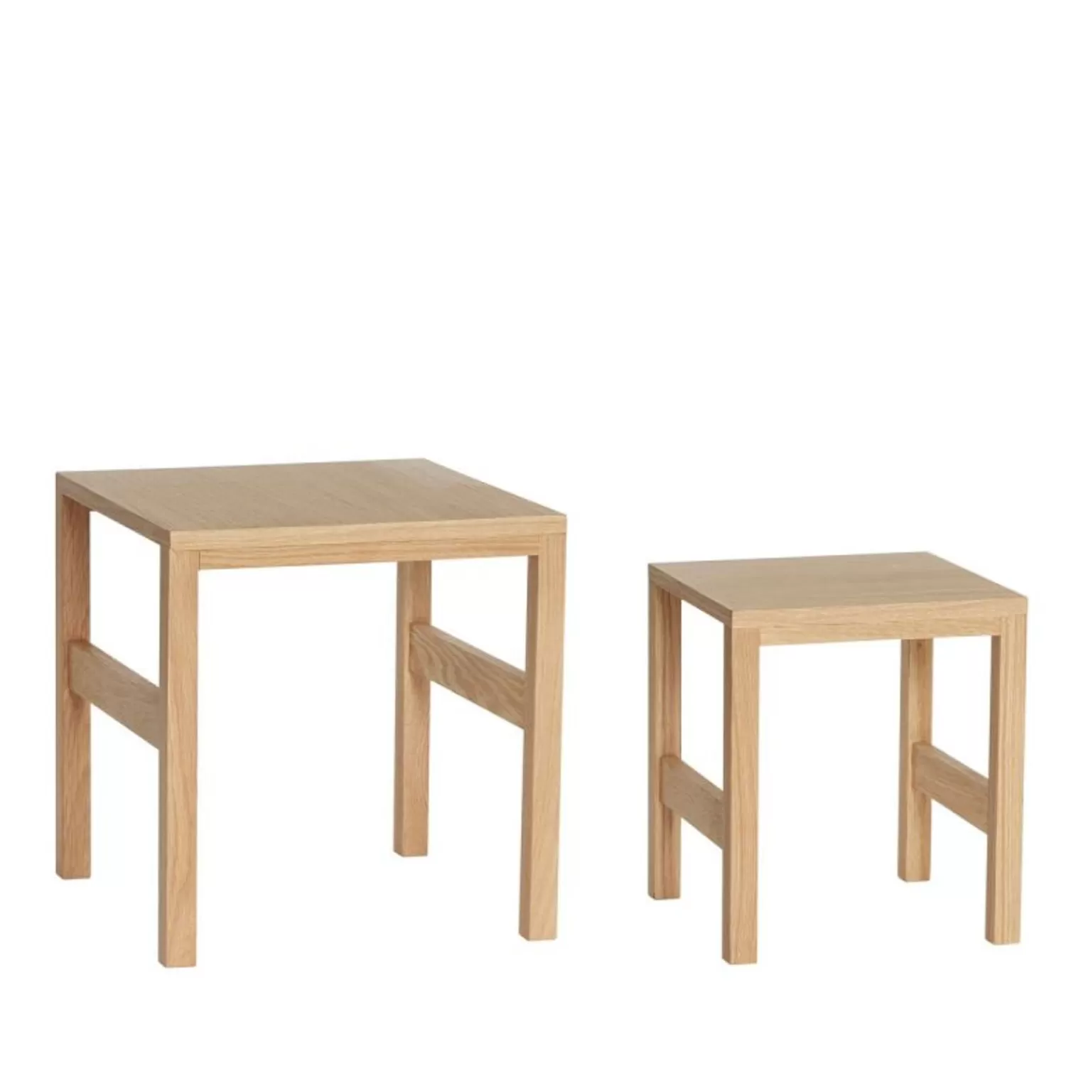 Hübsch Tables^Puzzle Tables (Set Of 2) Natural