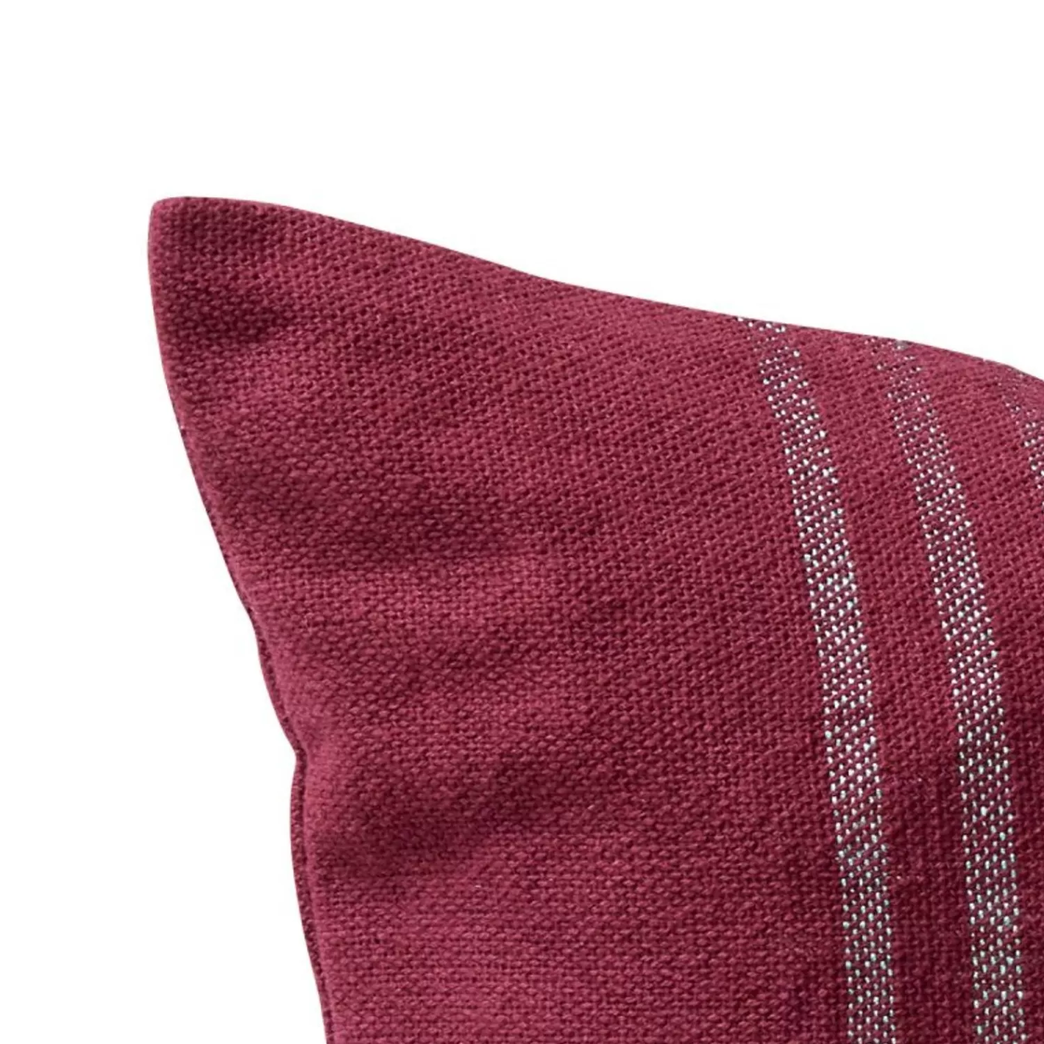 Hübsch Cushions^Quadrum Woven Cushion Burgundy Burgundy, Mustard, Pink