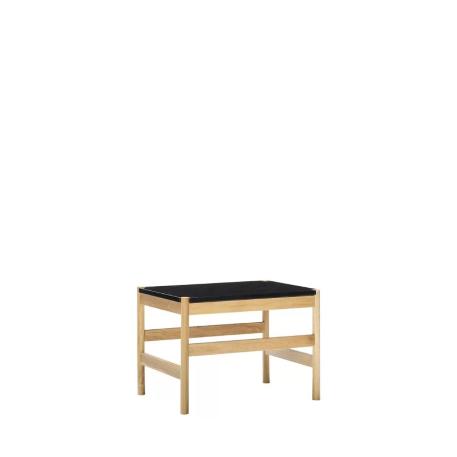 Hübsch Tables^Raw Side Table Black/Natural Black, Natural