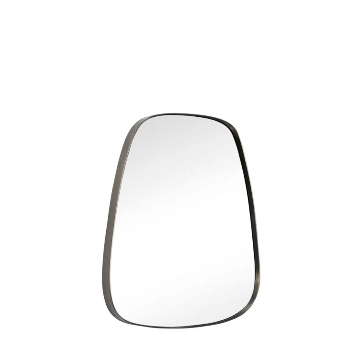 Hübsch Mirrors^Retro Wall Mirror Trapezium Brushed Nickel