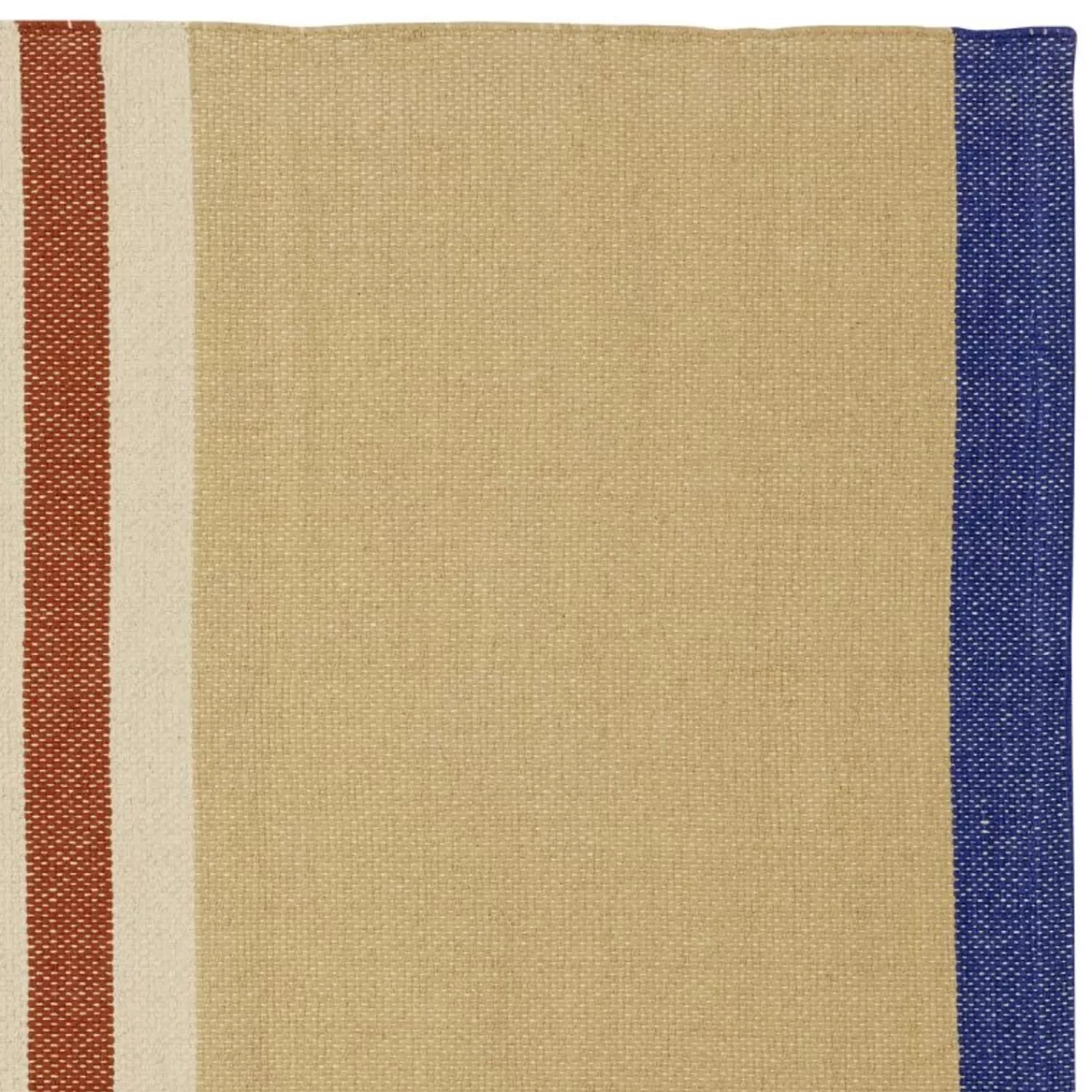 Hübsch Rugs^River Runner Multicolour Beige, Blue, Maroon, Sand