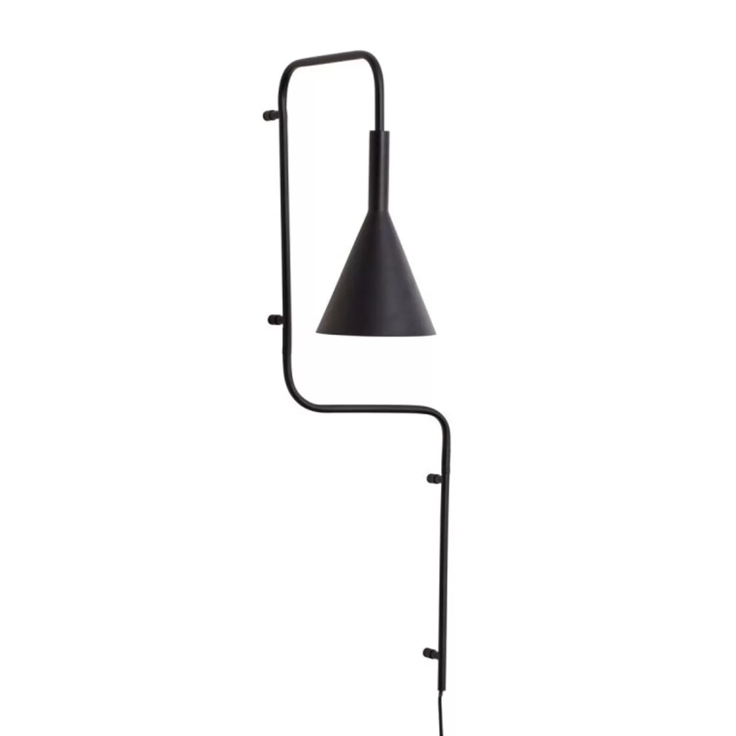 Hübsch Wall Lights^Rope Wall Lamp Black