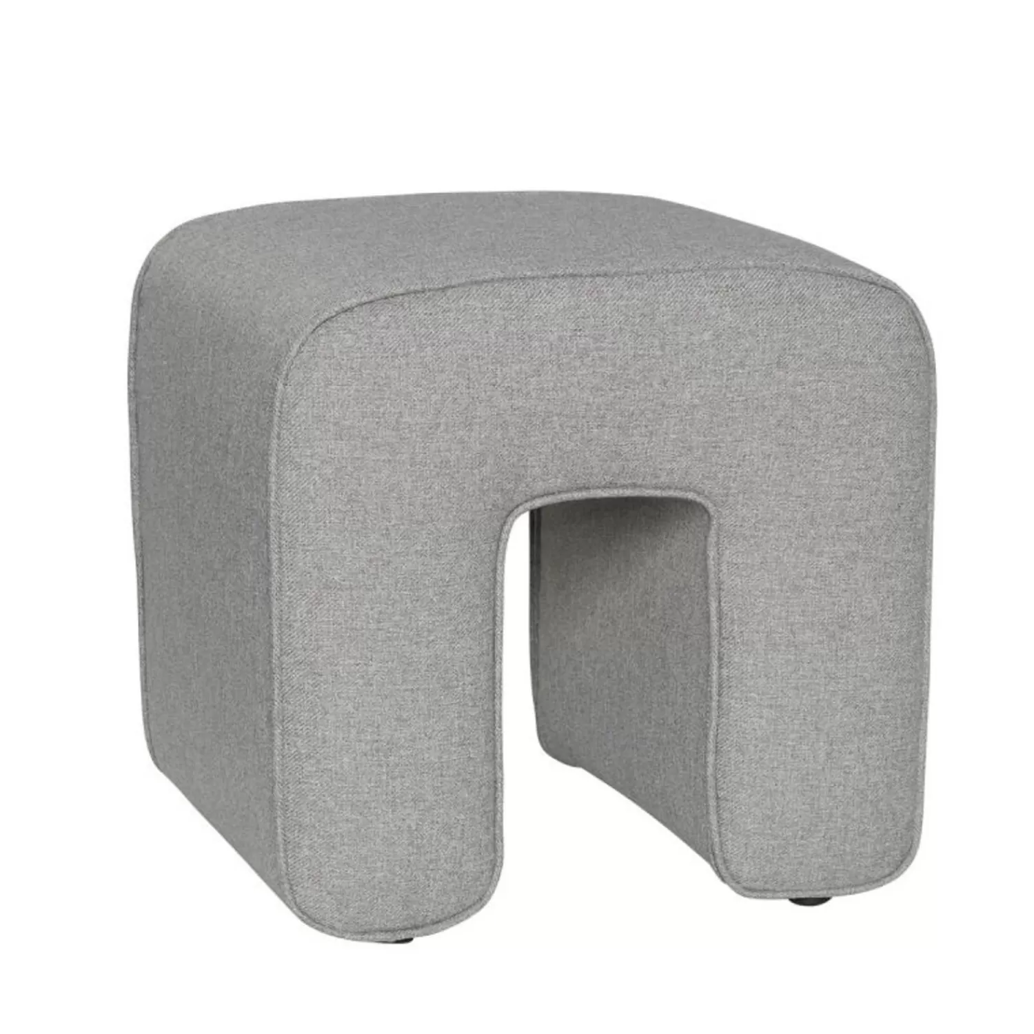 Hübsch Seating^Sculpture Pouffe Grey