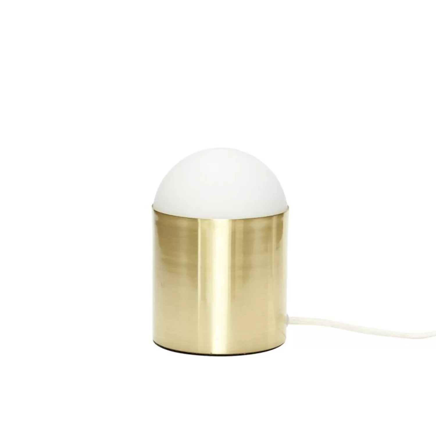 Hübsch Table Lamps^Sculpture Table Lamp Brass Brass, White