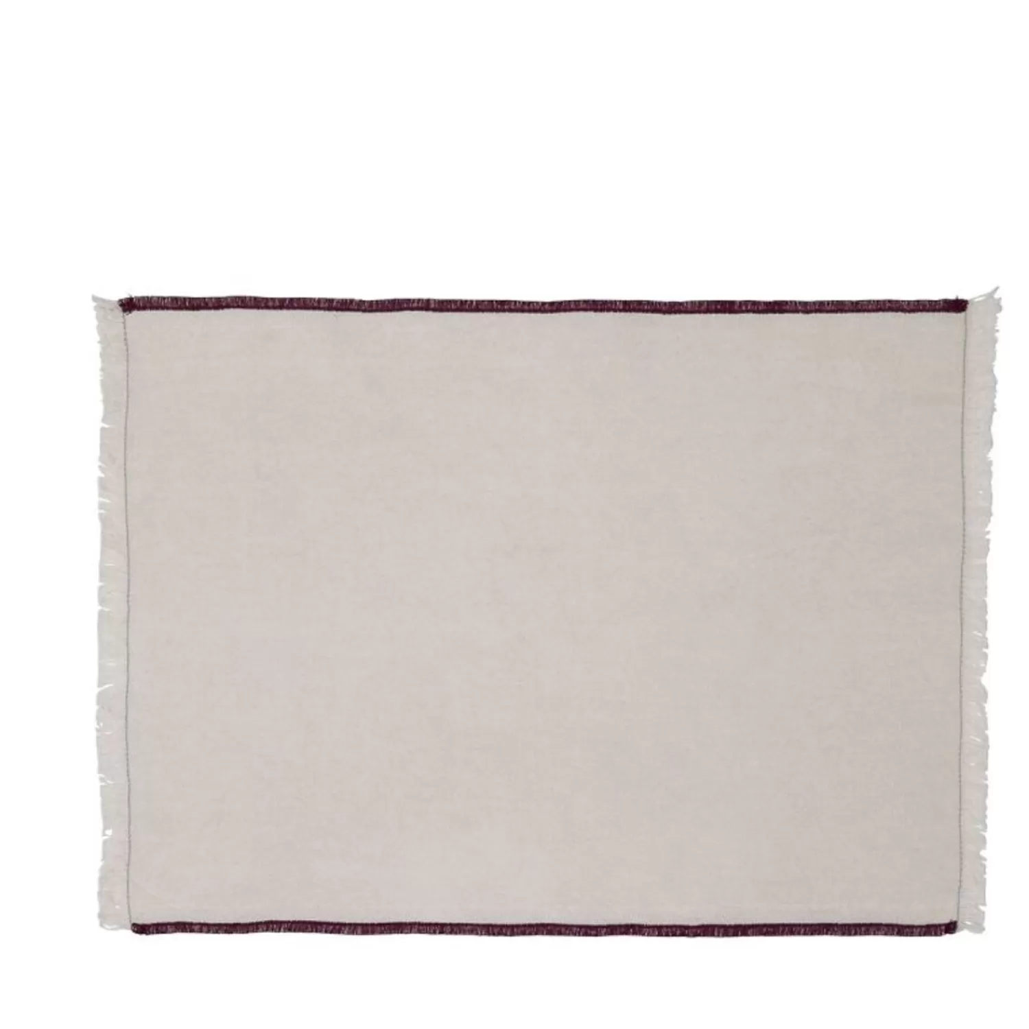 Hübsch Kitchen Textiles^Sera Placemat/Napkin Brown/Sand Burgundy, Mint, Sand