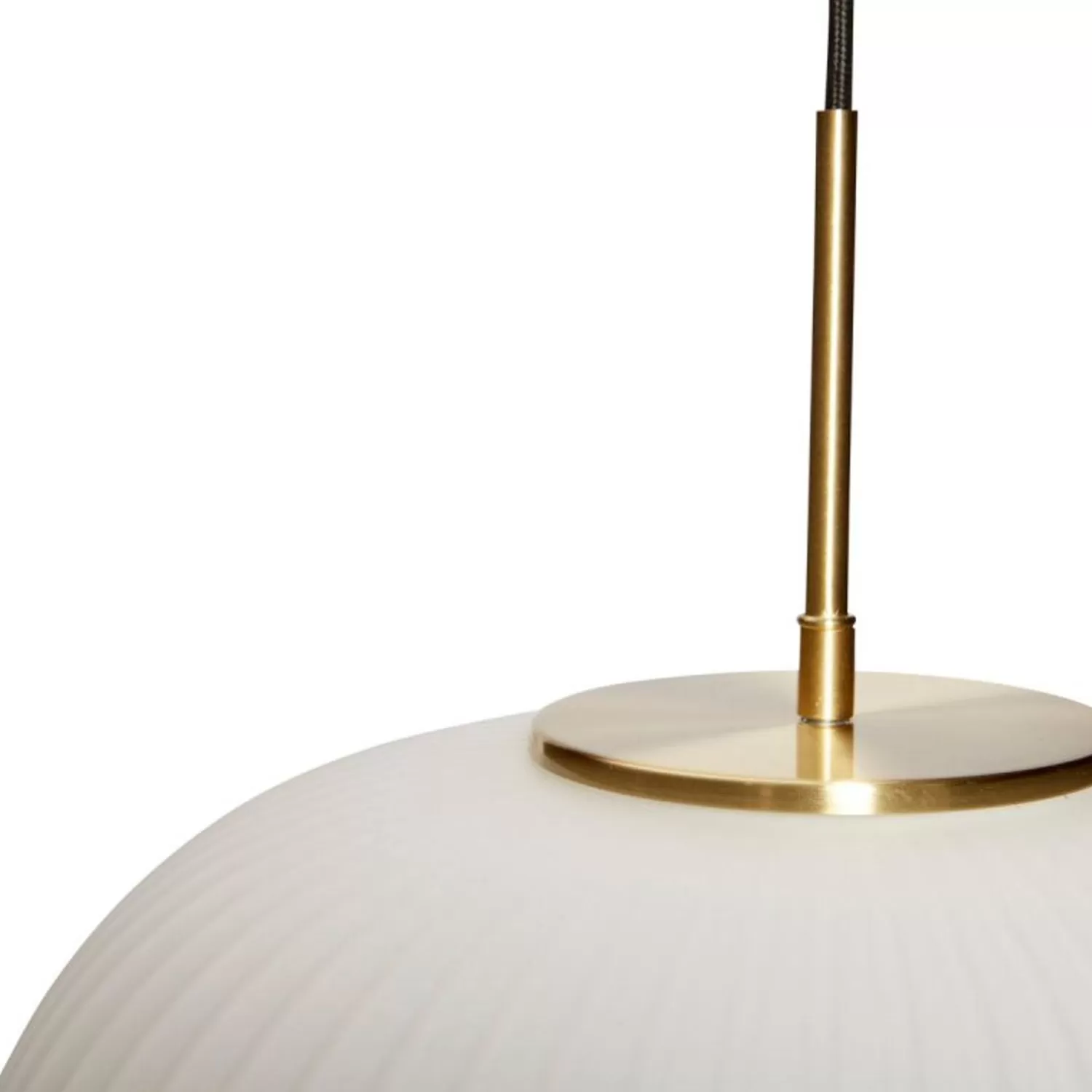 Hübsch Ceiling Lights^Serene Ceiling Lamp O42 White Brass, White