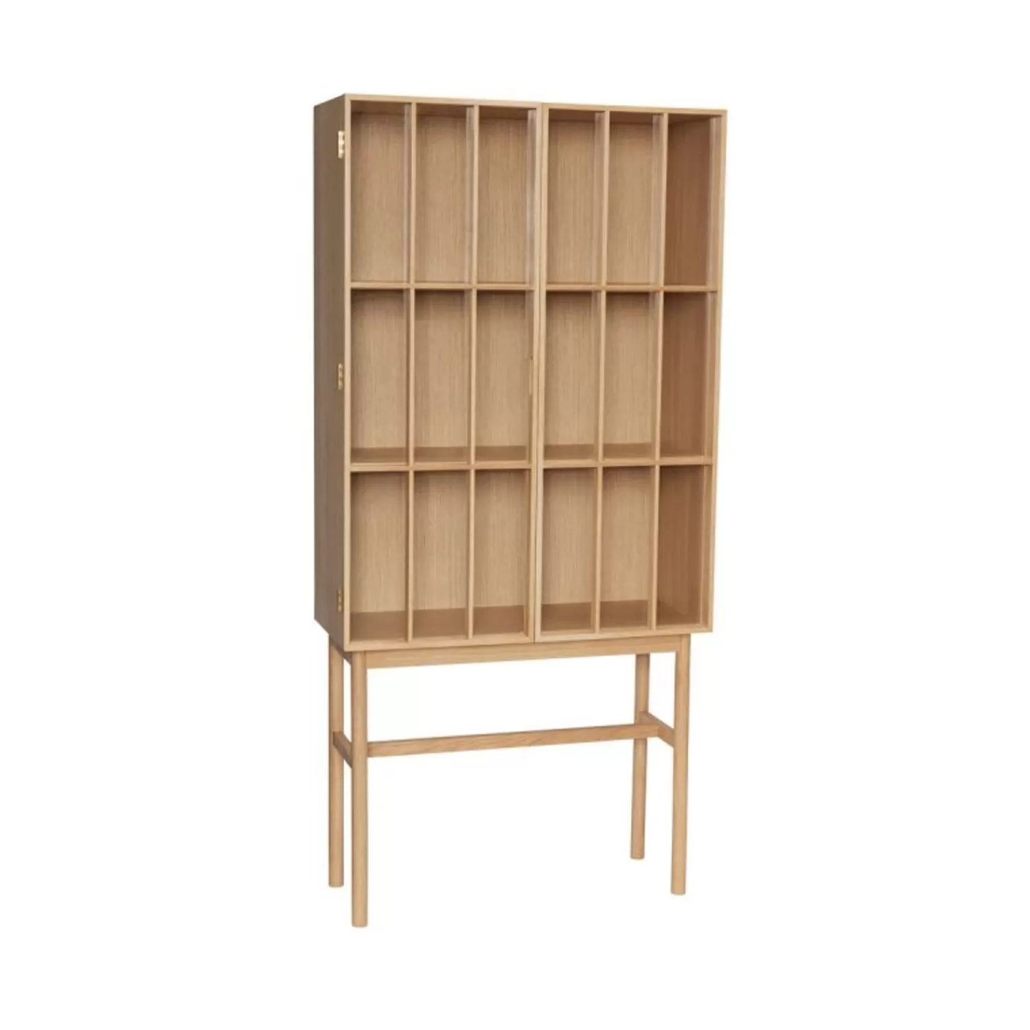 Hübsch Shelf Units & Storage^Shoji Cabinet Tall Natural Clear, Natural