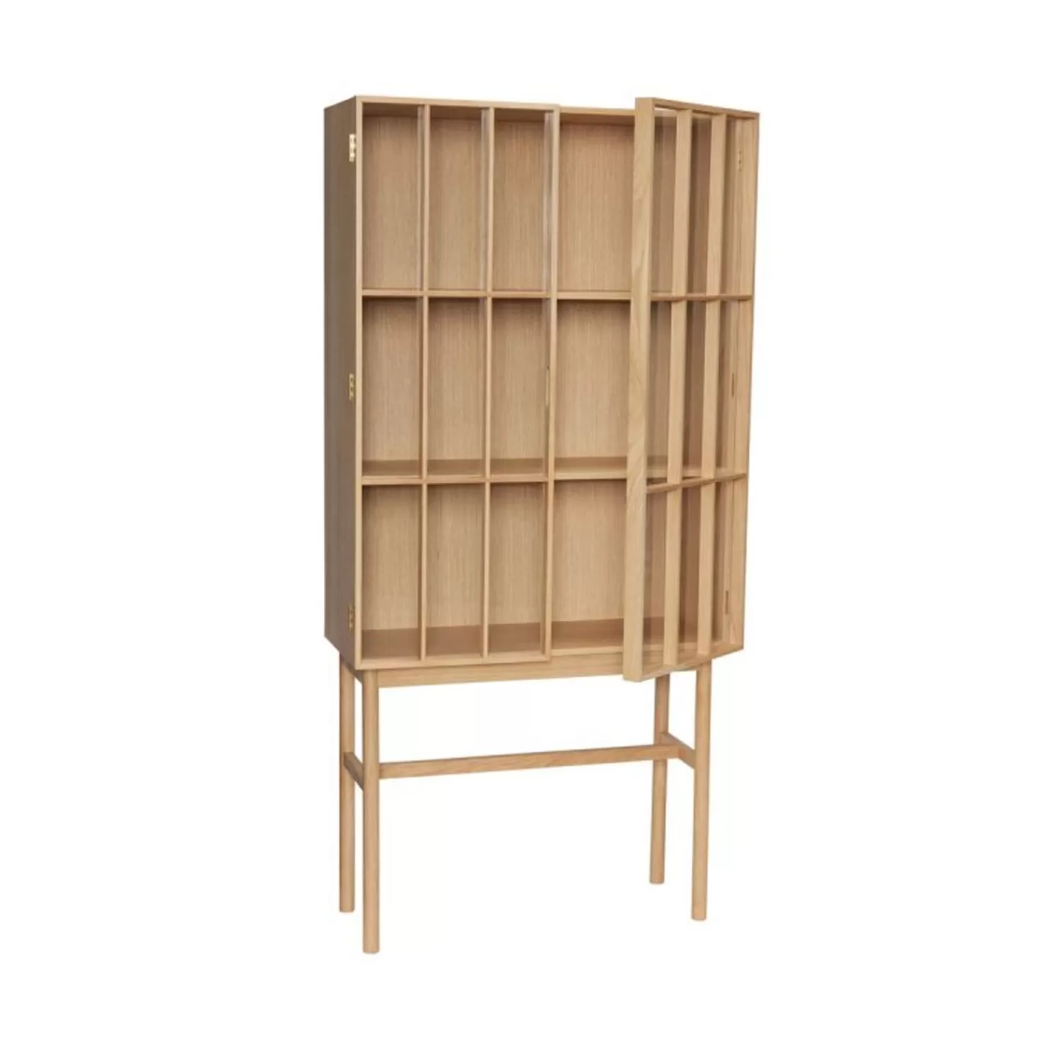 Hübsch Shelf Units & Storage^Shoji Cabinet Tall Natural Clear, Natural