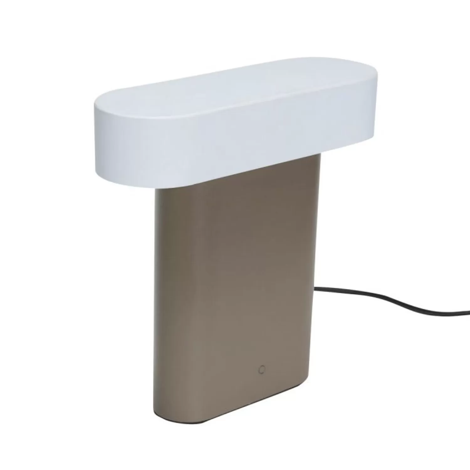 Hübsch Table Lamps^Sleek Table Lamp Brown/Light Grey Brown, Light Grey