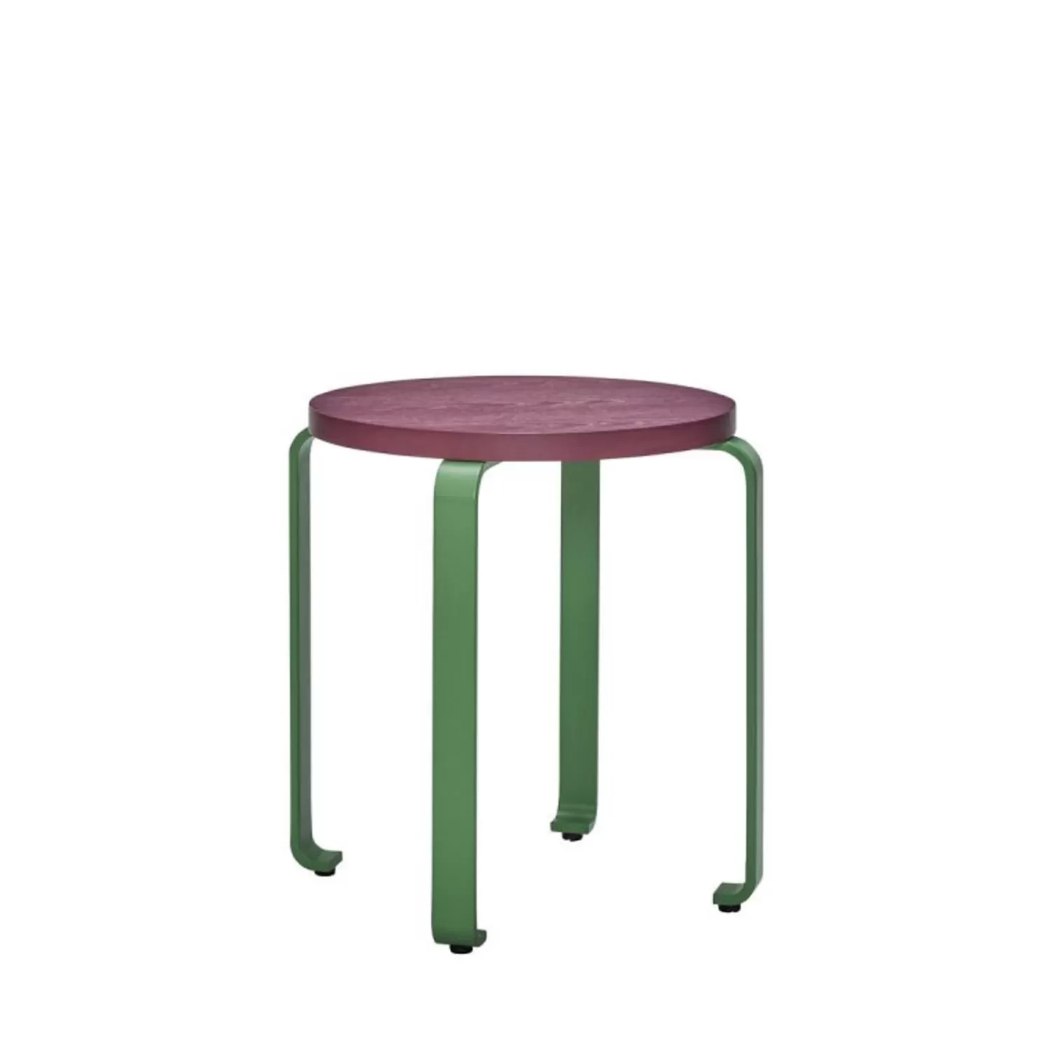 Hübsch Seating^Smile Stool Burgundy/Green Burgundy, Green