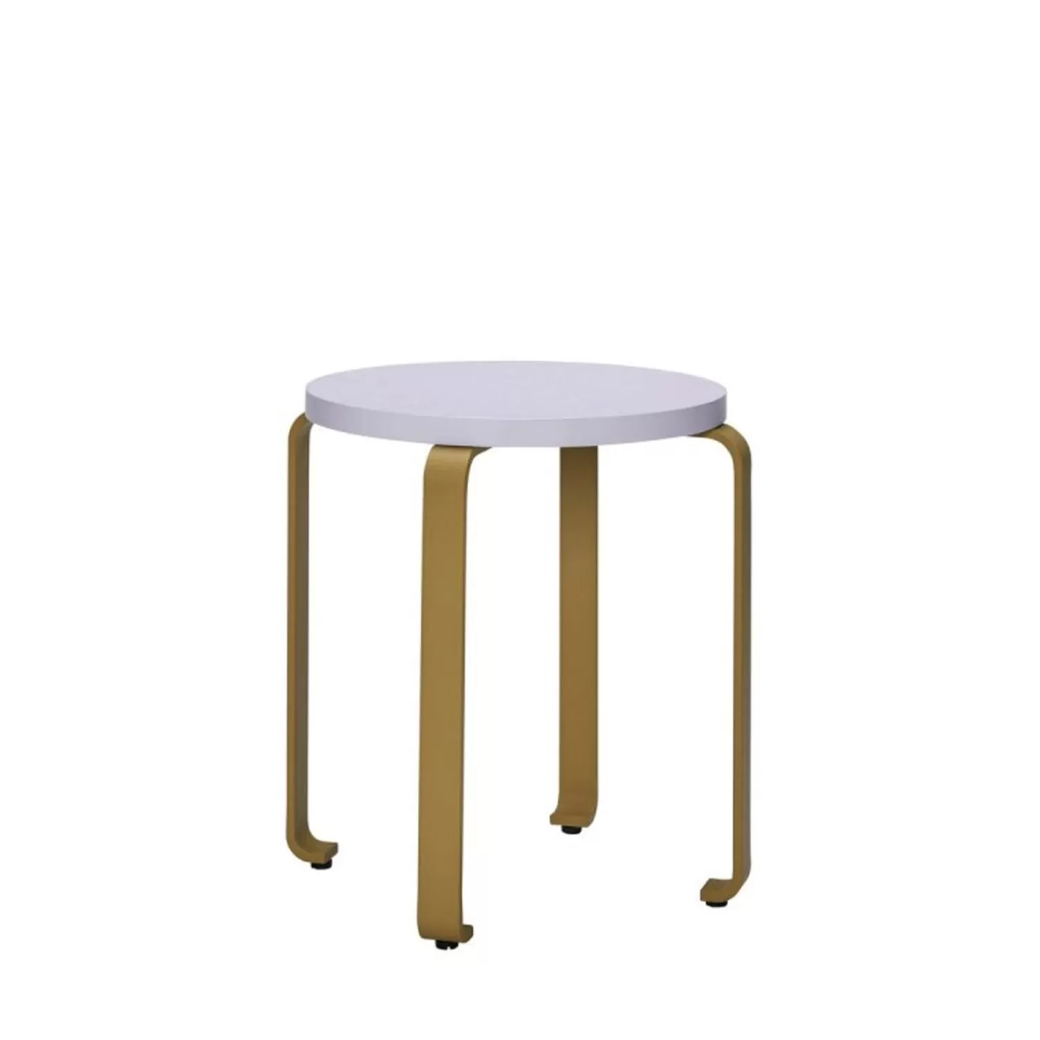 Hübsch Seating^Smile Stool Lavender/Khaki Khaki, Light Blue