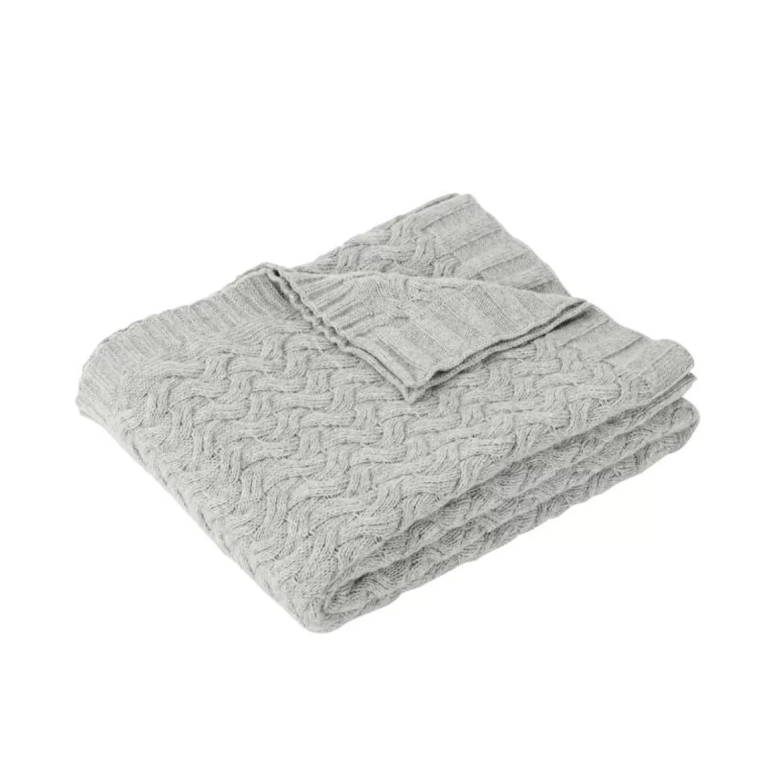 Hübsch Throws^Snuggle Plaid Grey