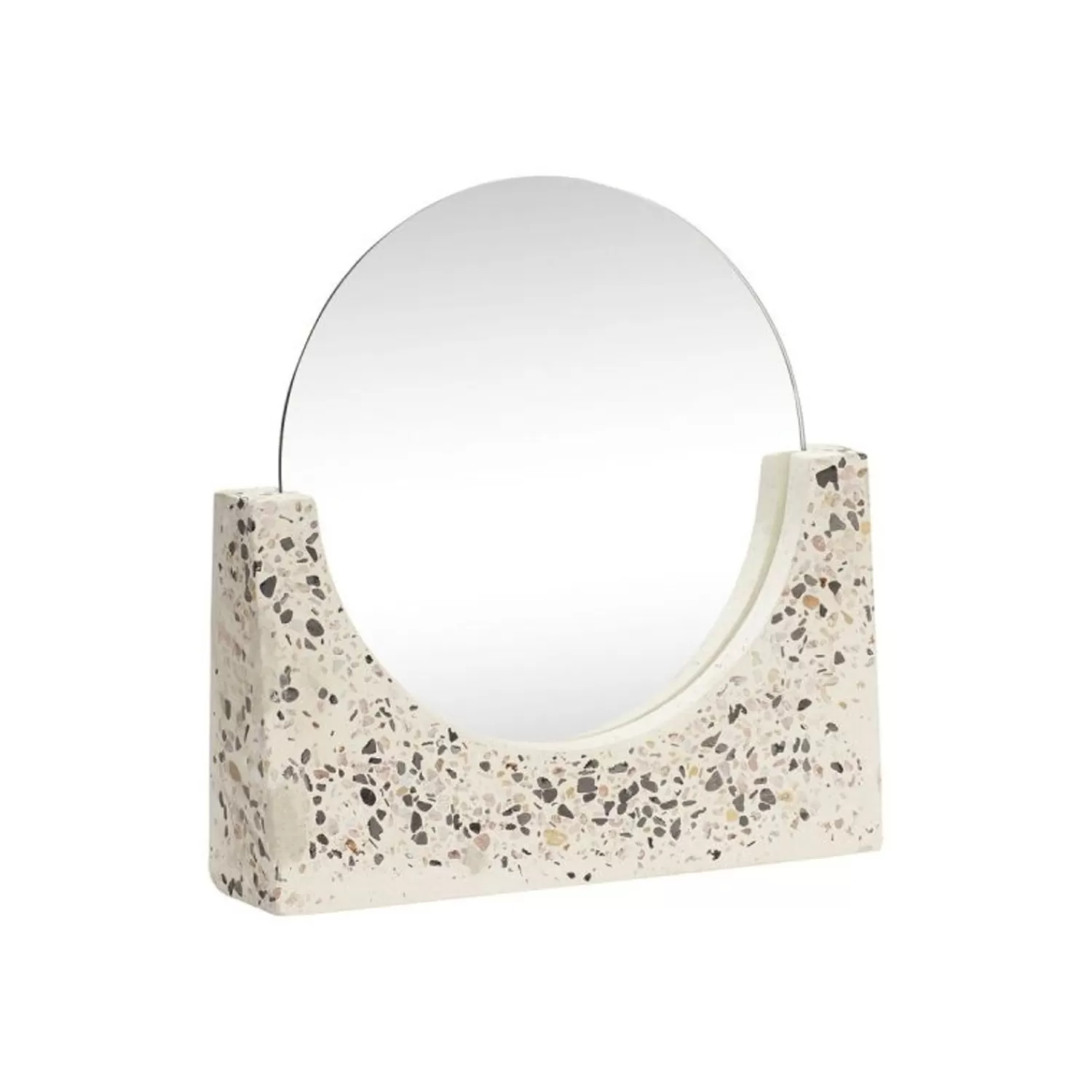 Hübsch Mirrors^Sort Table Mirror Terrazzo White